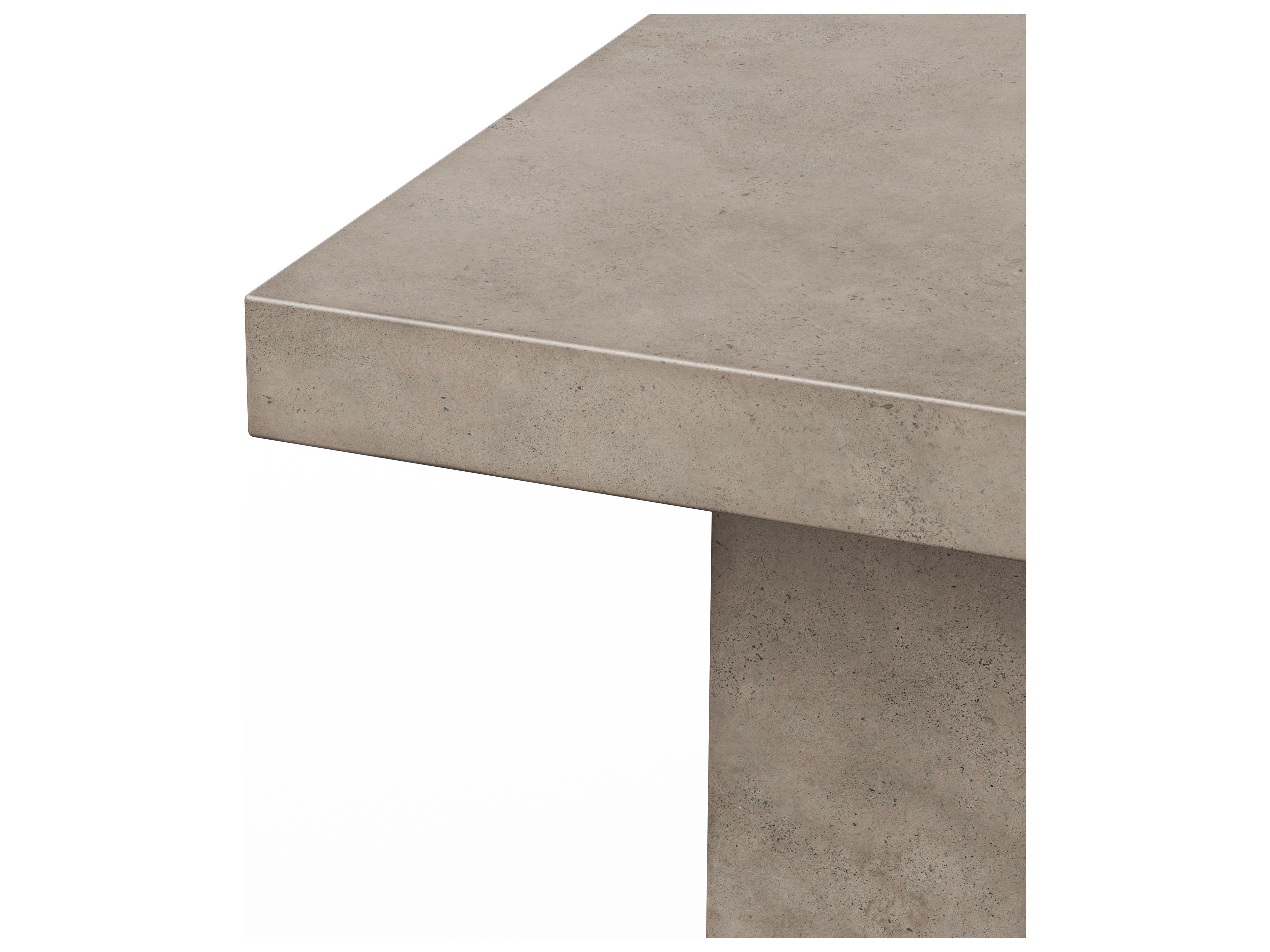 Urbia Mixx Elcor Concrete Bar Height Dining Table x 70.75" Dark Grey