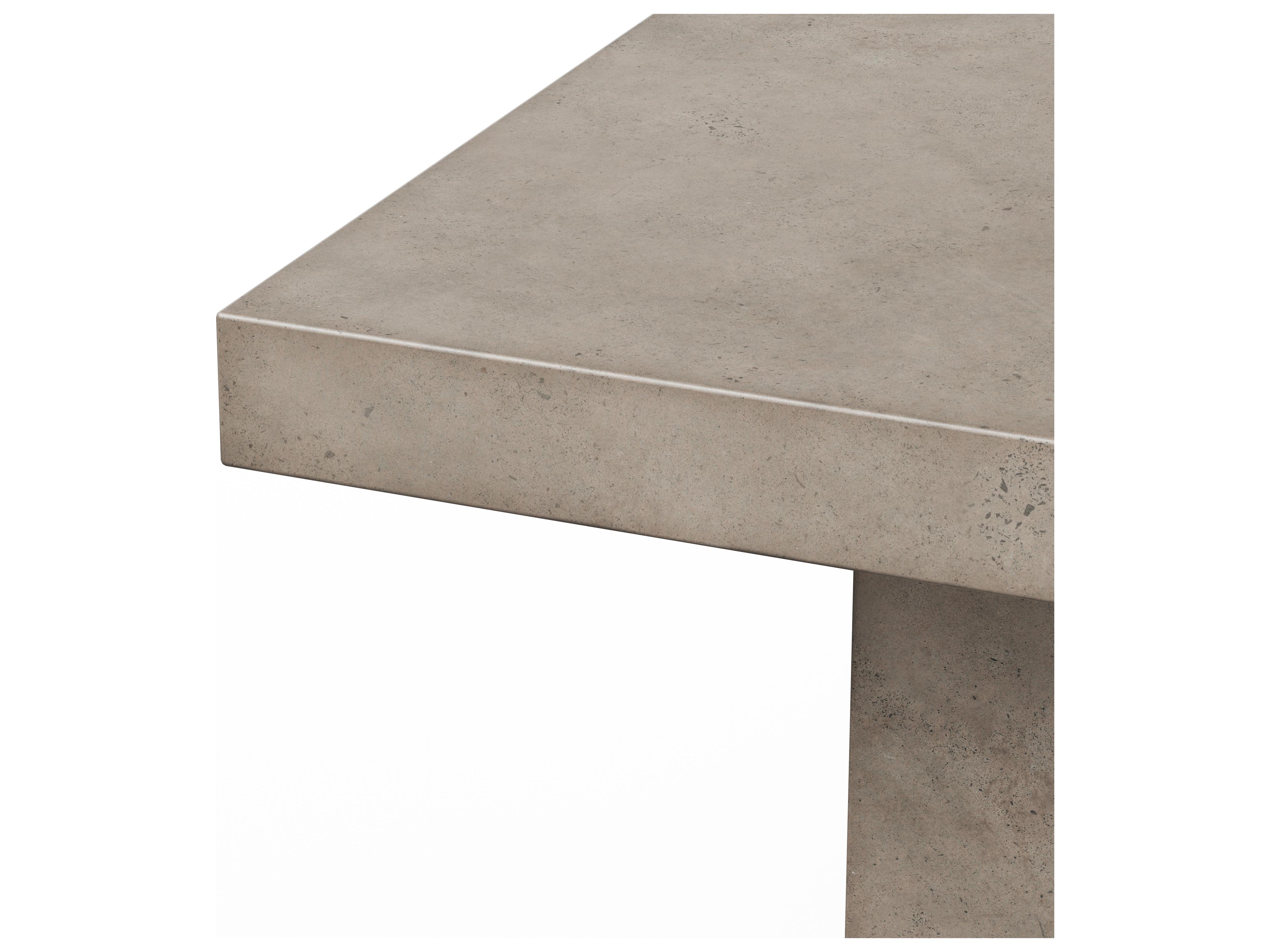 Urbia Mixx Elcor Concrete Bar Height Dining Table x 82.75" Dark Grey