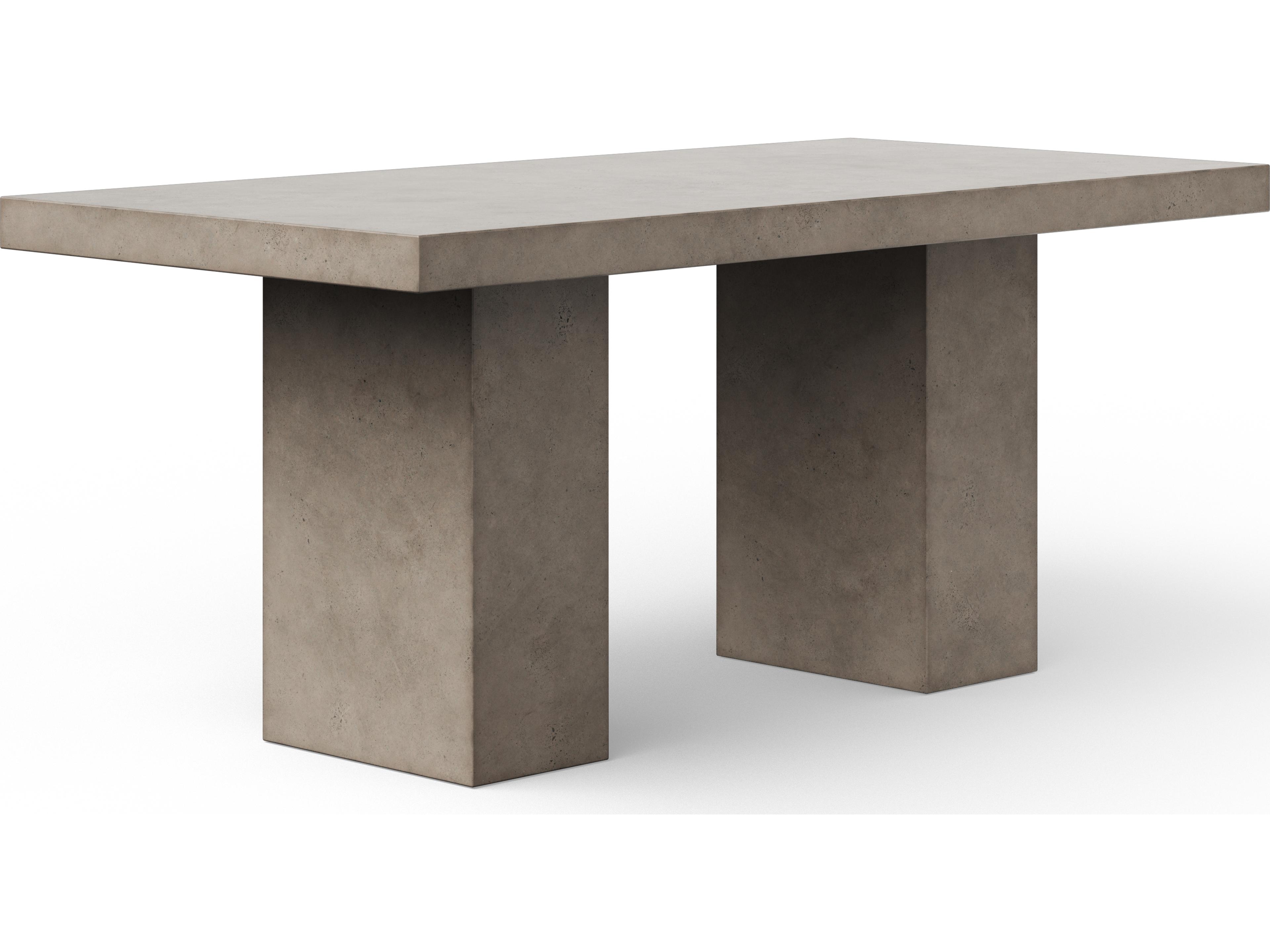 Urbia Mixx Rectangular Concrete Elcor Bar Table