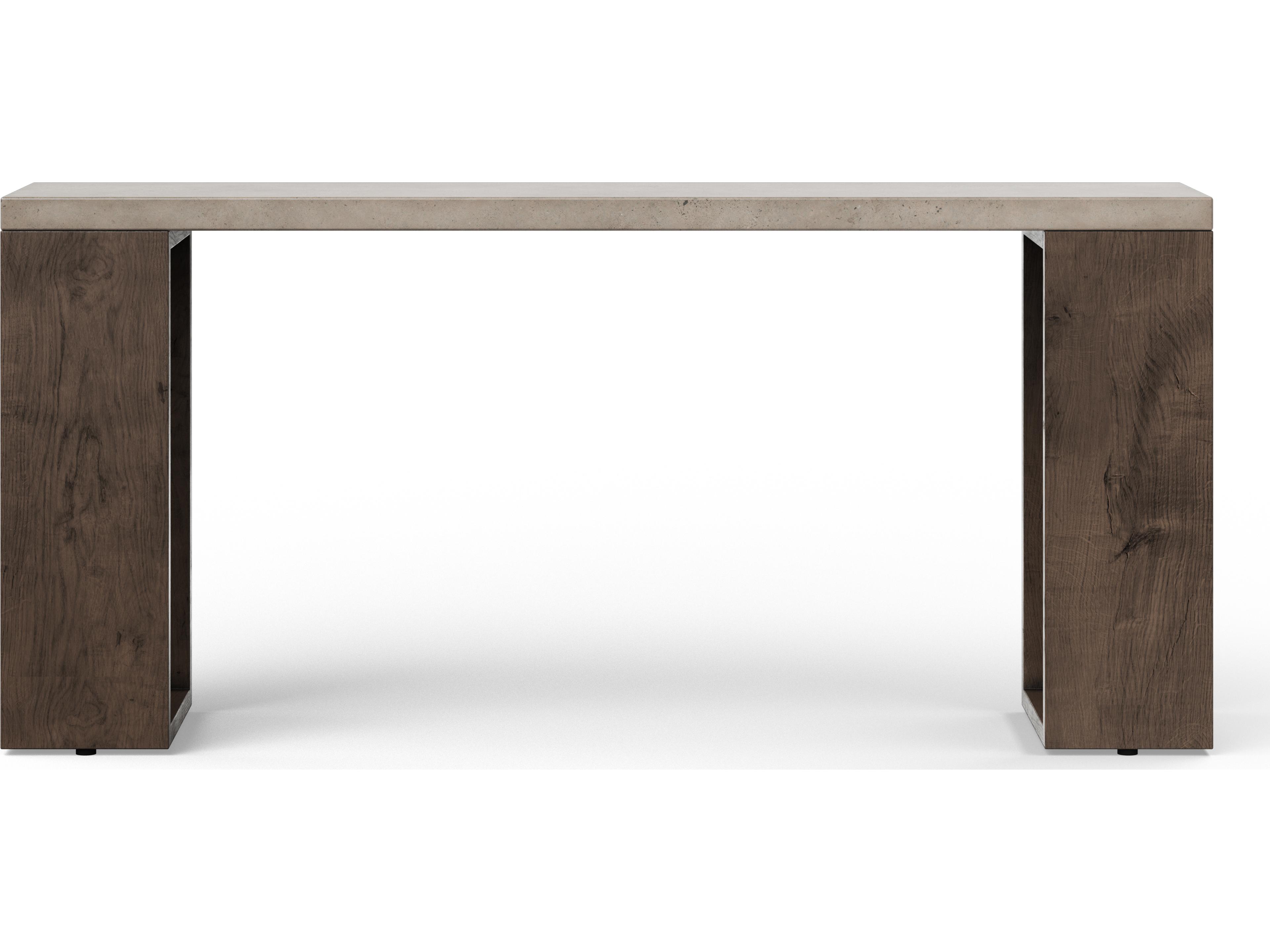 Heritage Console Table Mixx Concrete and Oak