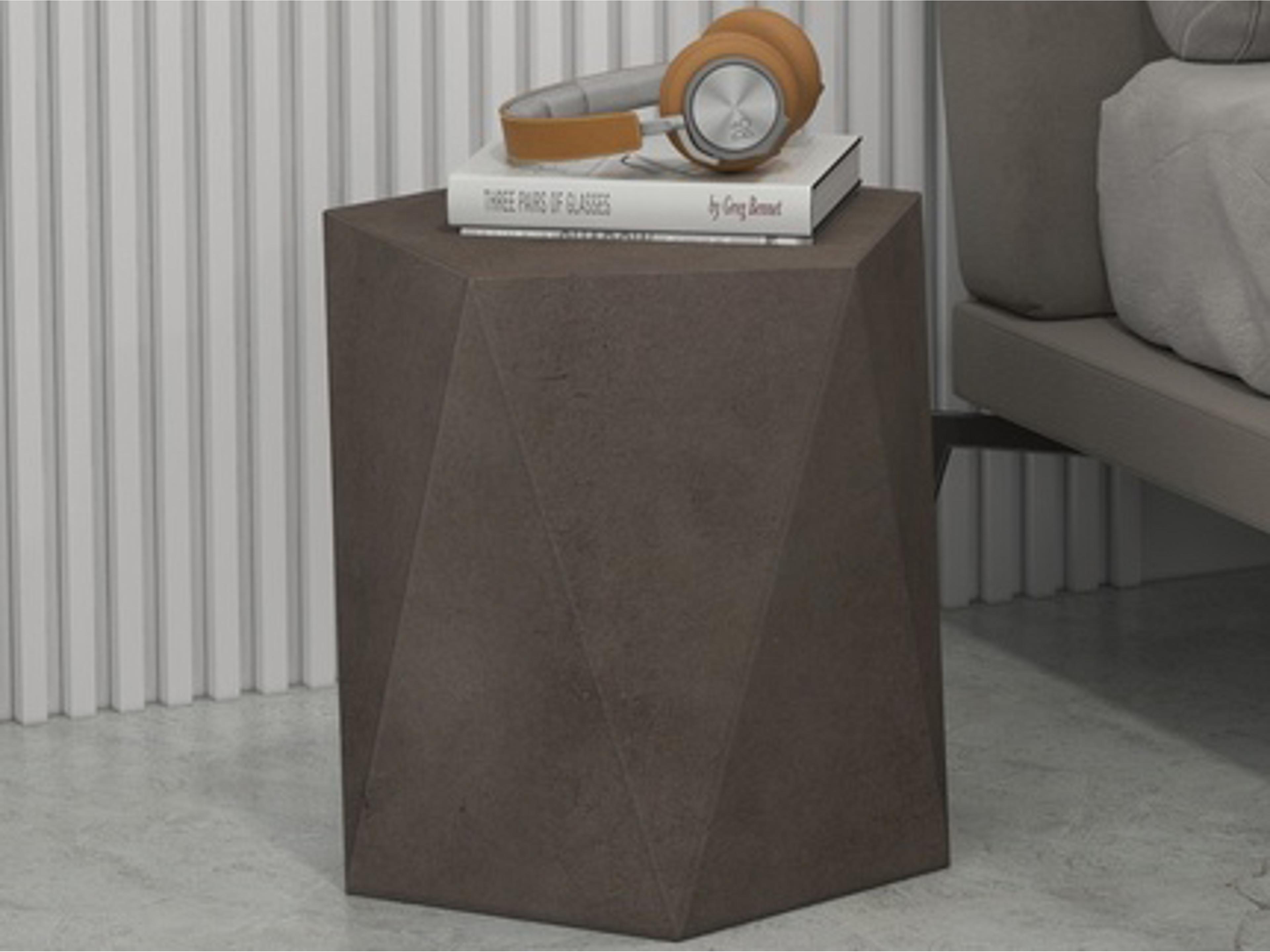 Urbia Mixx Concrete Kelson Stool Dark Grey