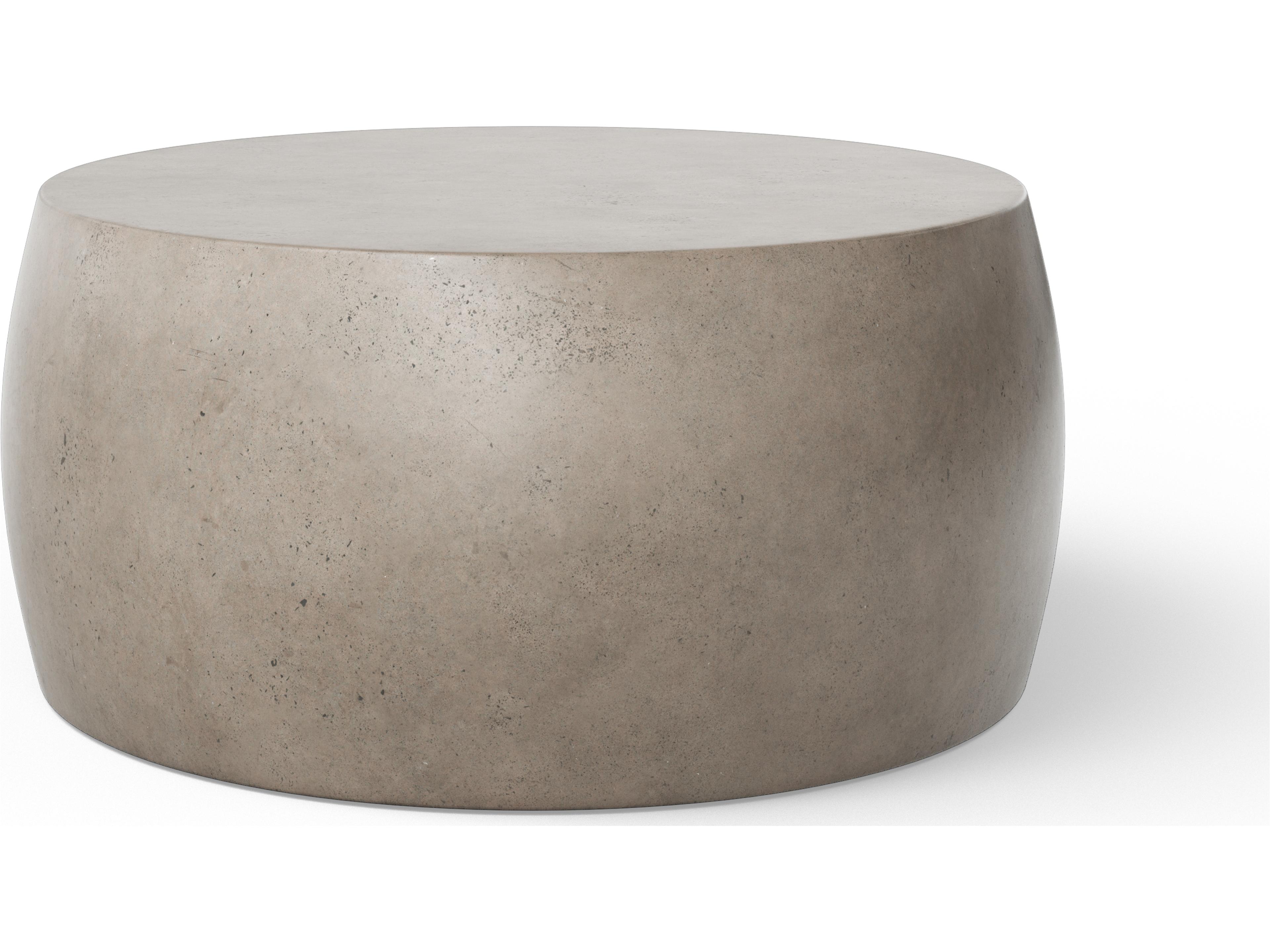 Urbia Pebble Oval Concrete Coffee Table