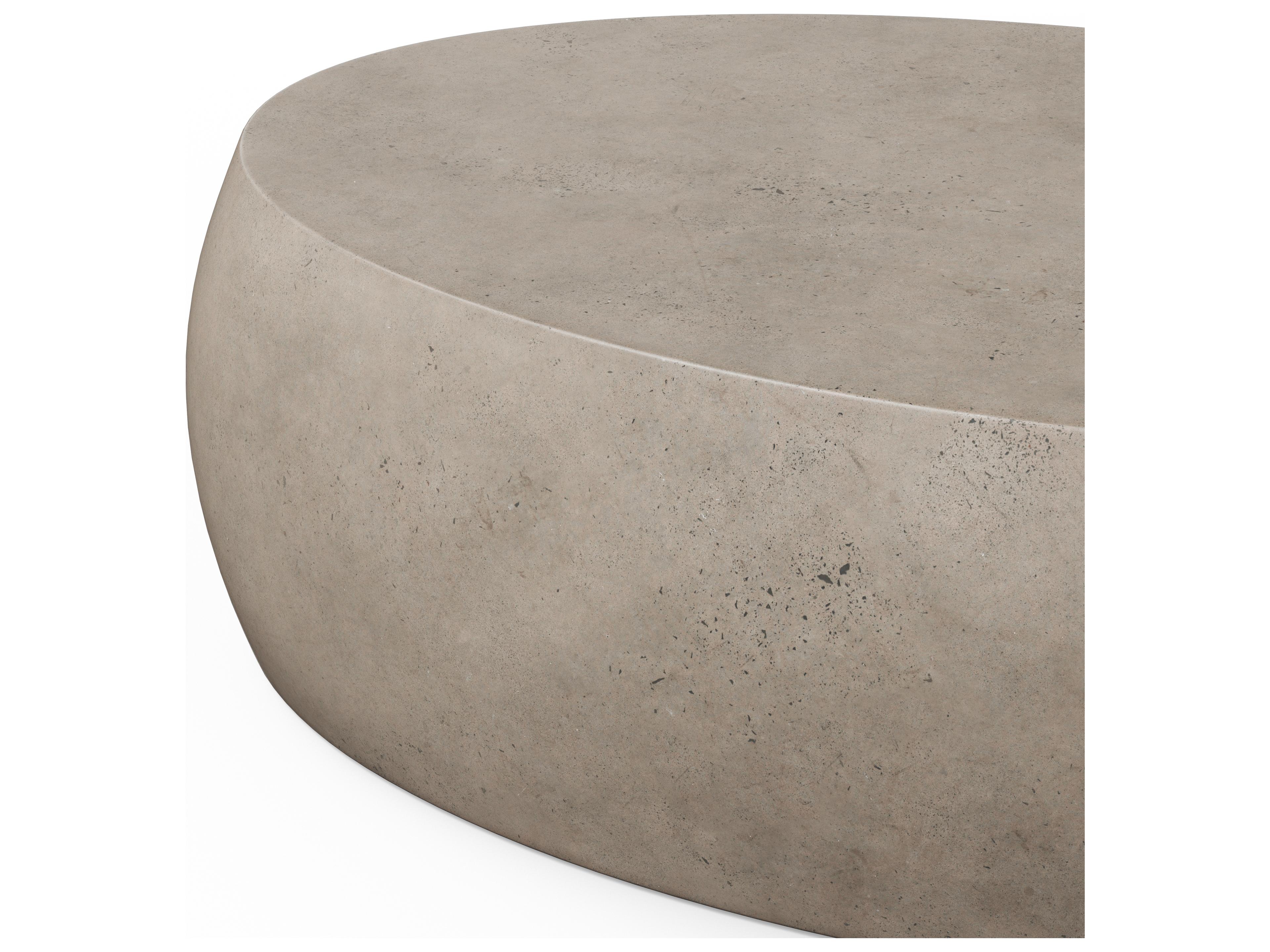 Urbia Pebble Oval Concrete Coffee Table