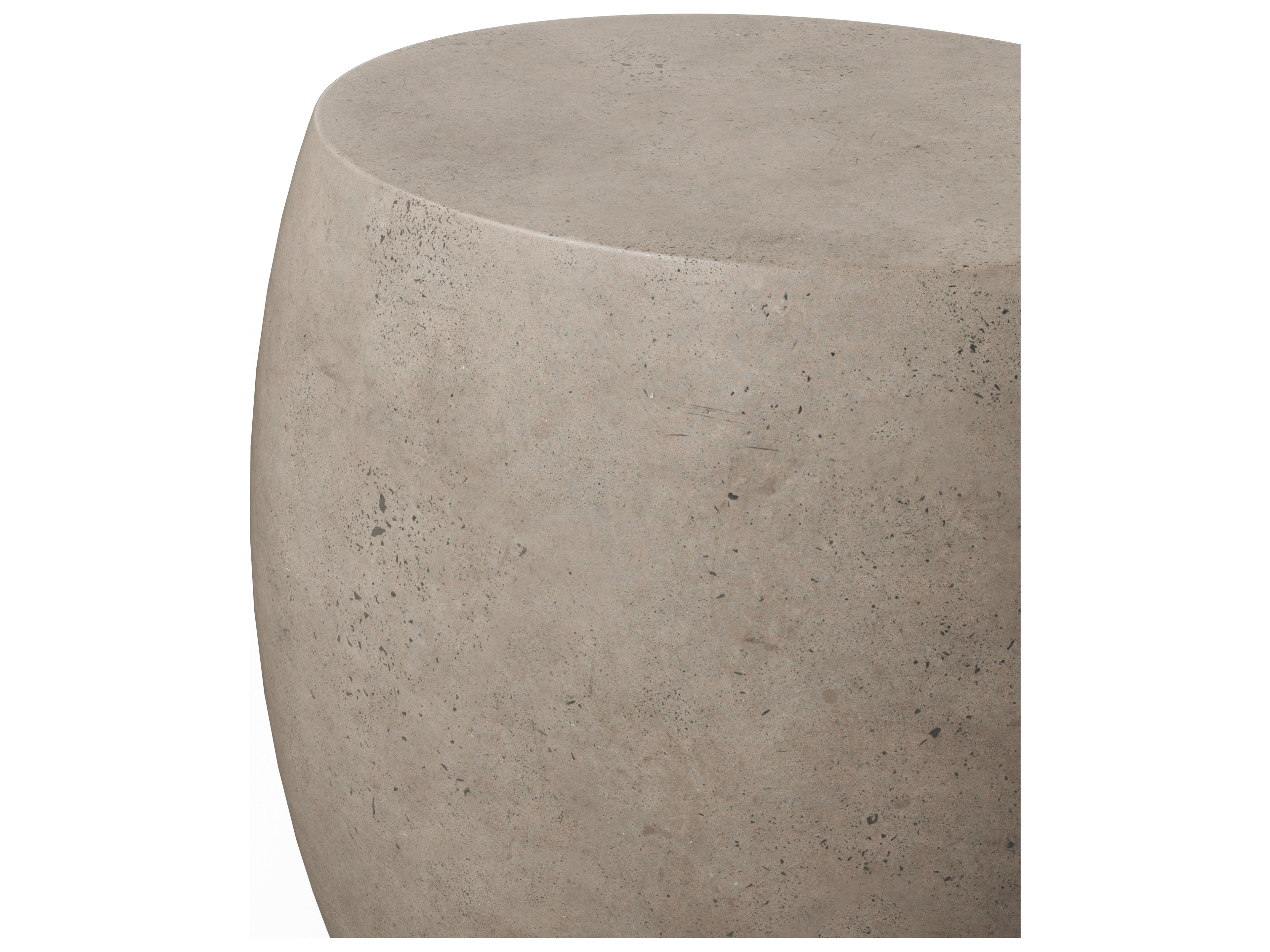 Urbia Pebble Oval Concrete End Table