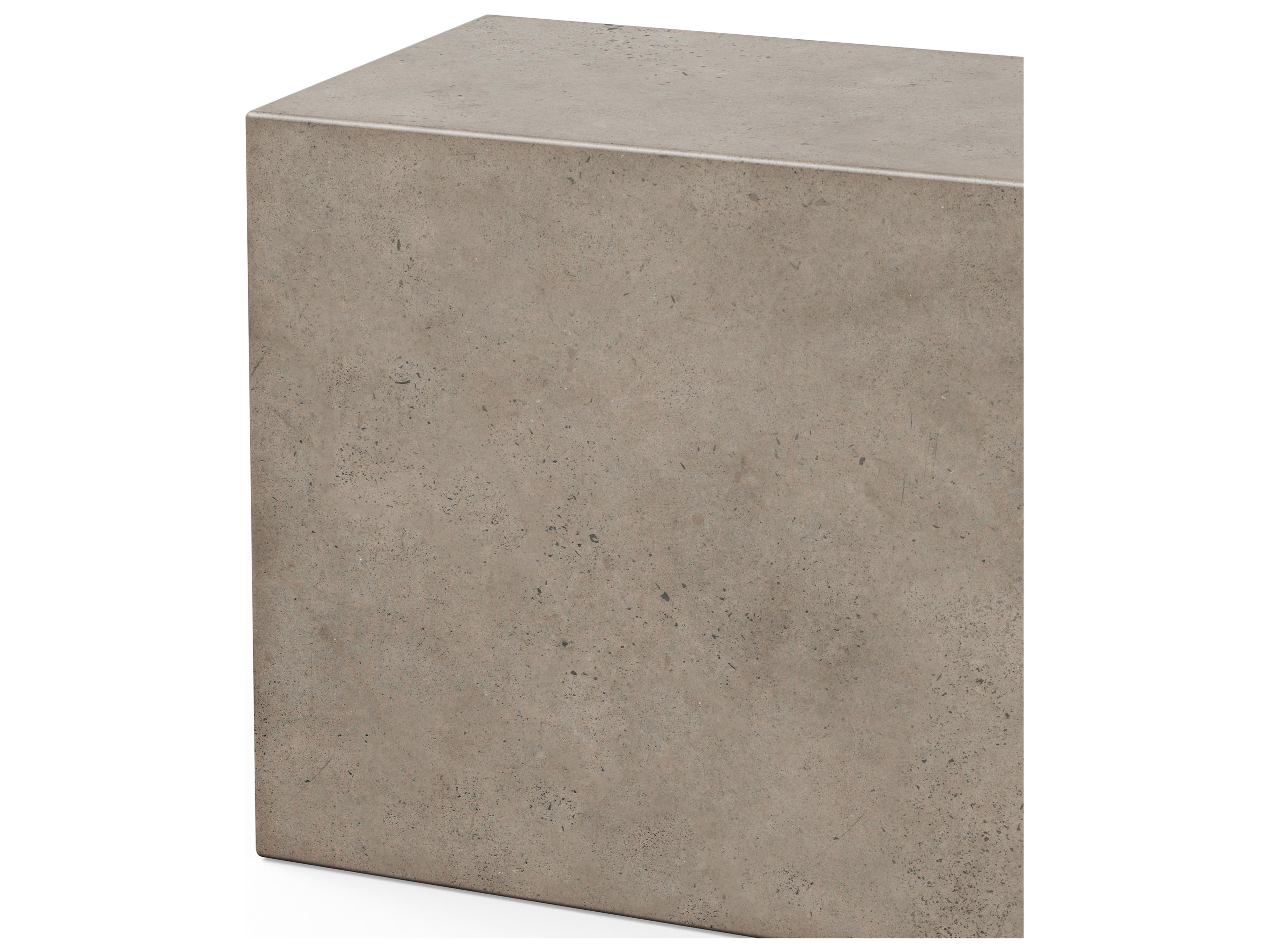 Urbia Una Concrete Dark Grey Accent Bench