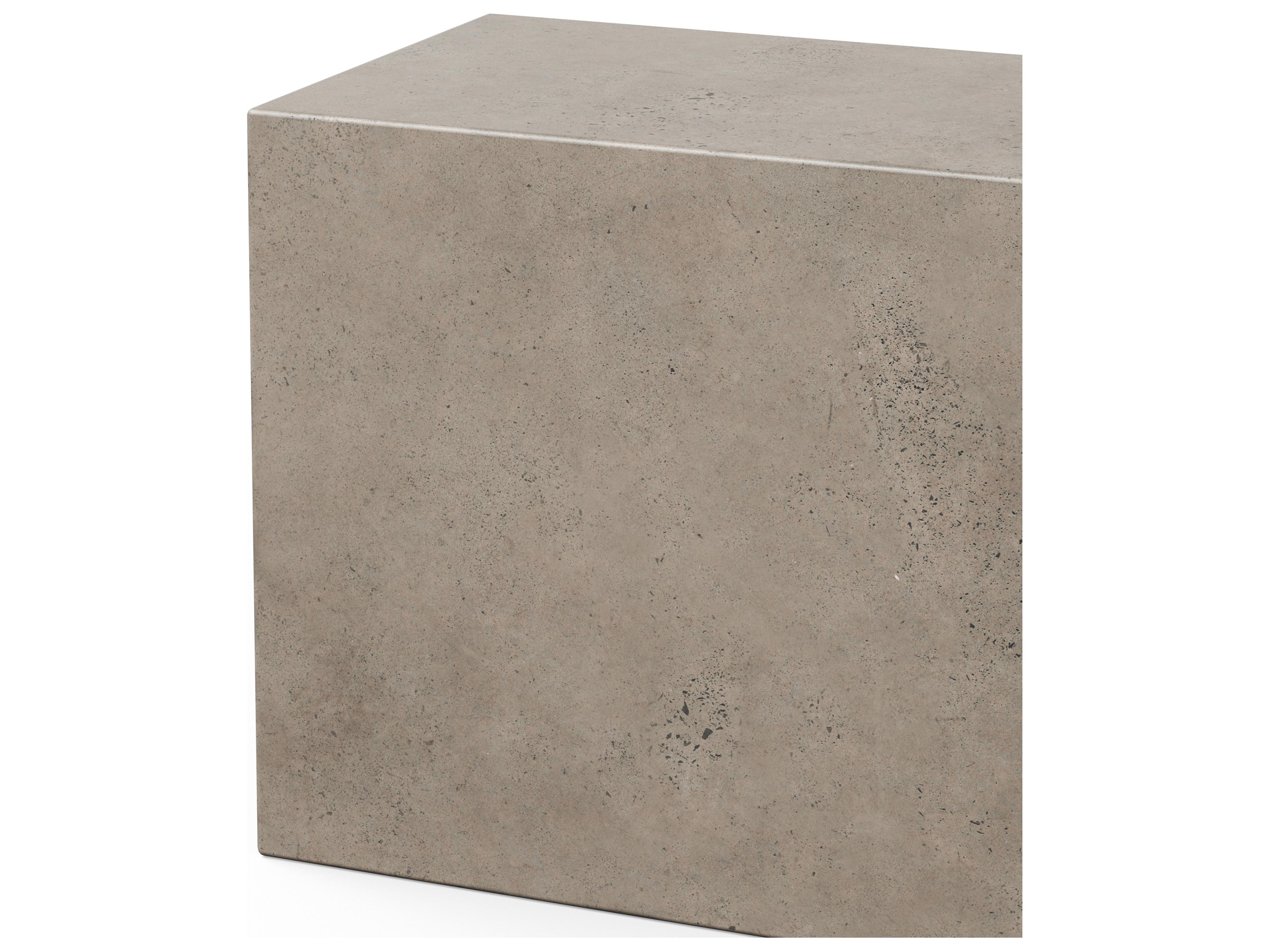 Urbia Una Concrete Dark Grey Accent Bench