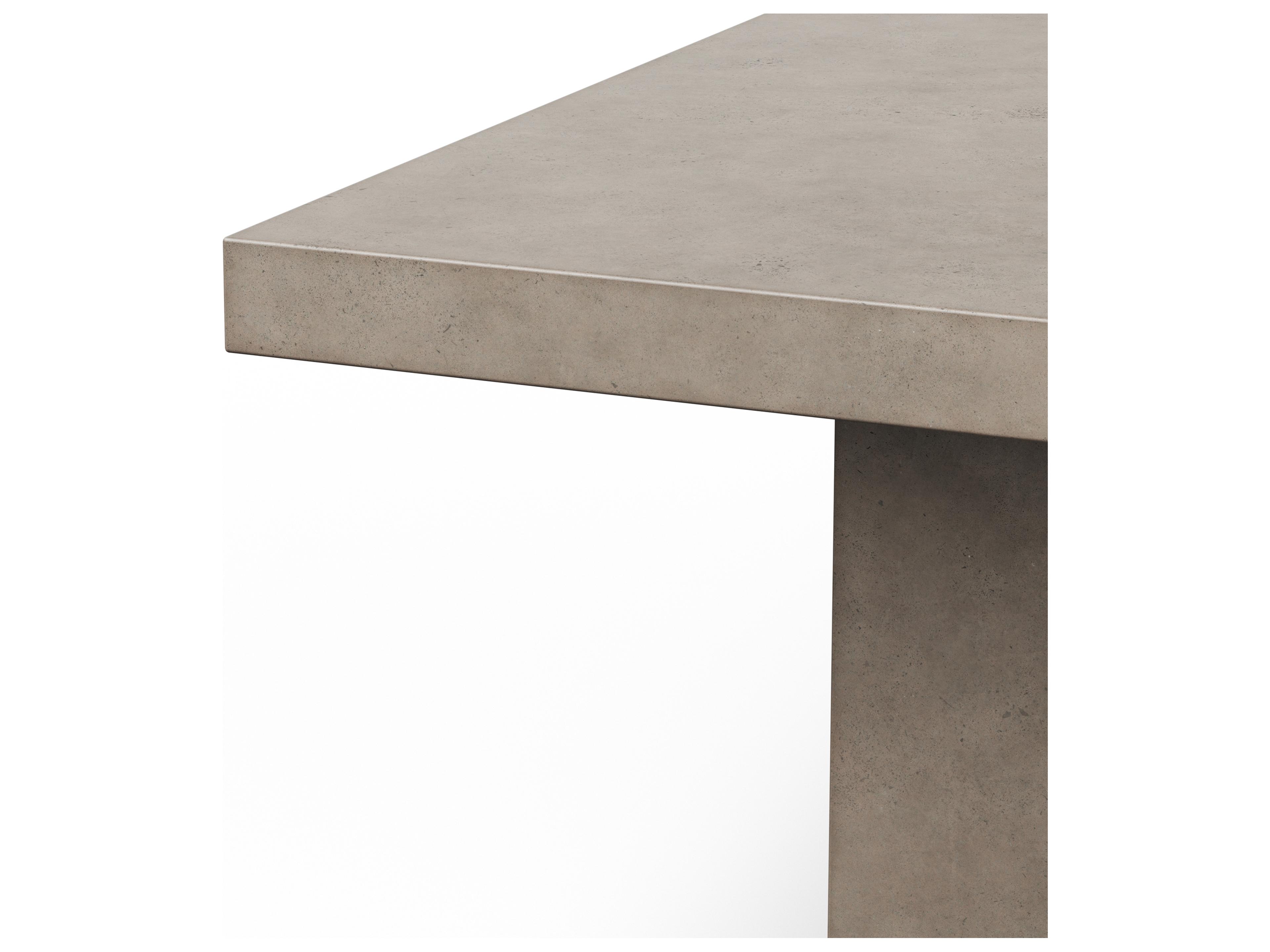 Urbia Mixx Una Square Concrete Dark Grey Dining Table