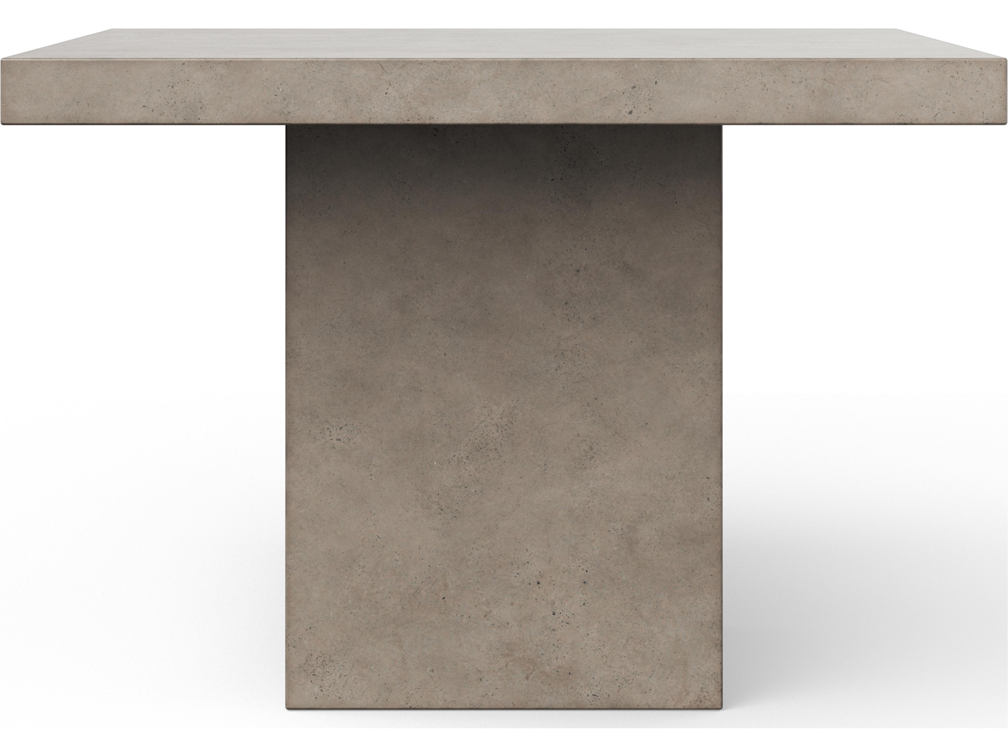 Una Mixx Square Bar Height Dining Table 59-inch Concrete