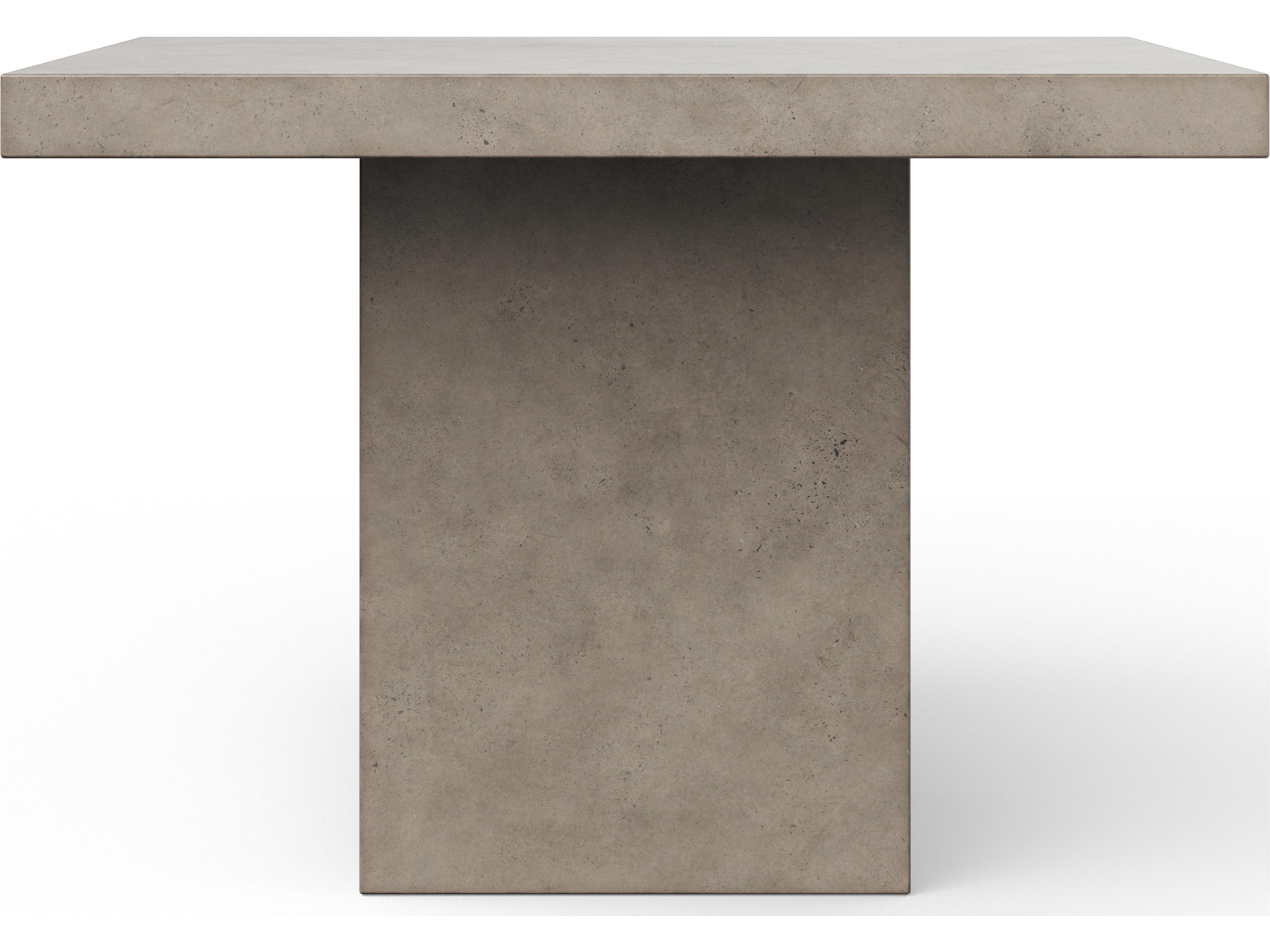 Urbia Mixx Concrete Una Square Bar Height Dining Table Dark Grey