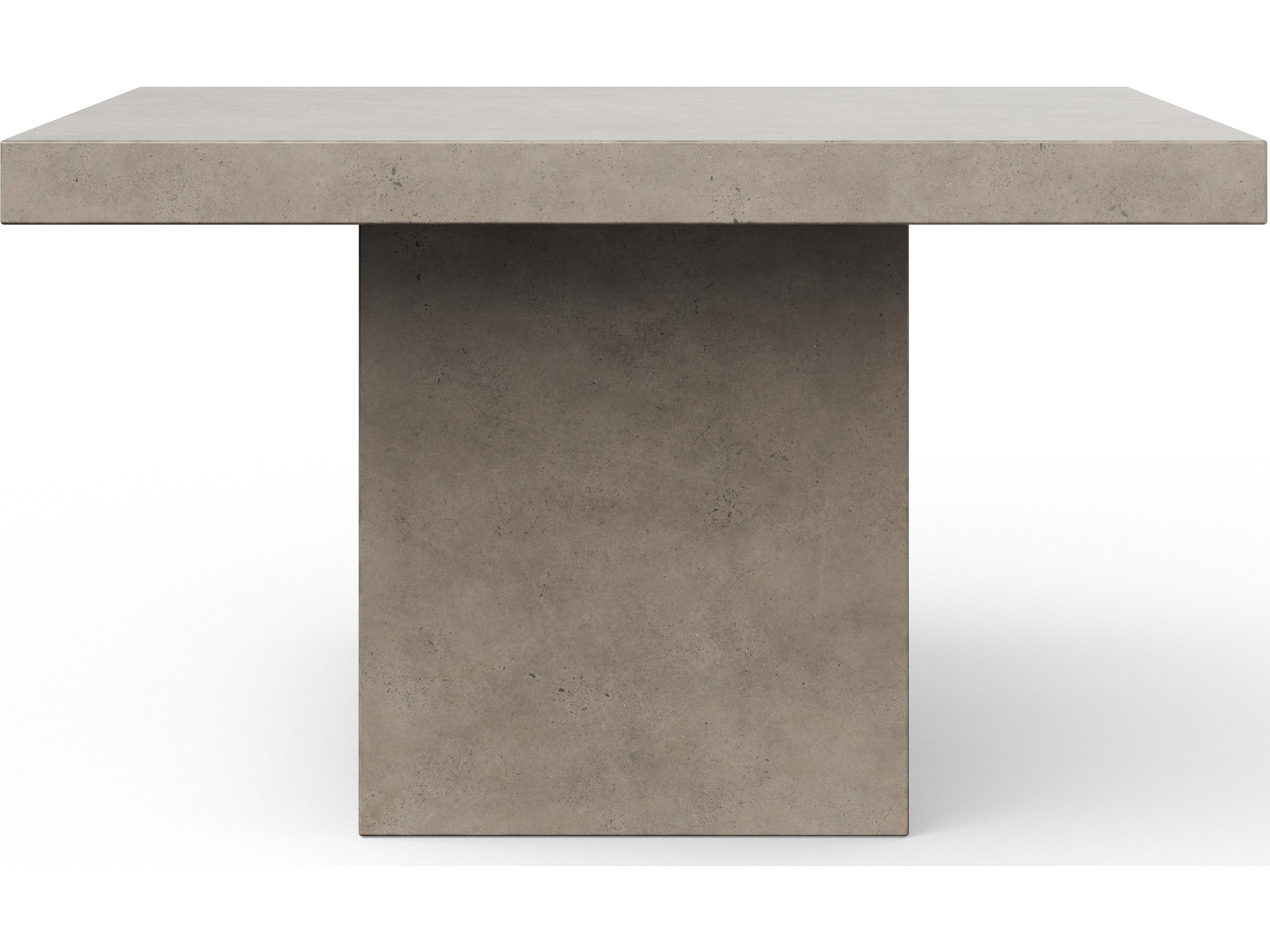 Urbia Mixx Concrete Una Square Counter Height Dining Table Dark Grey