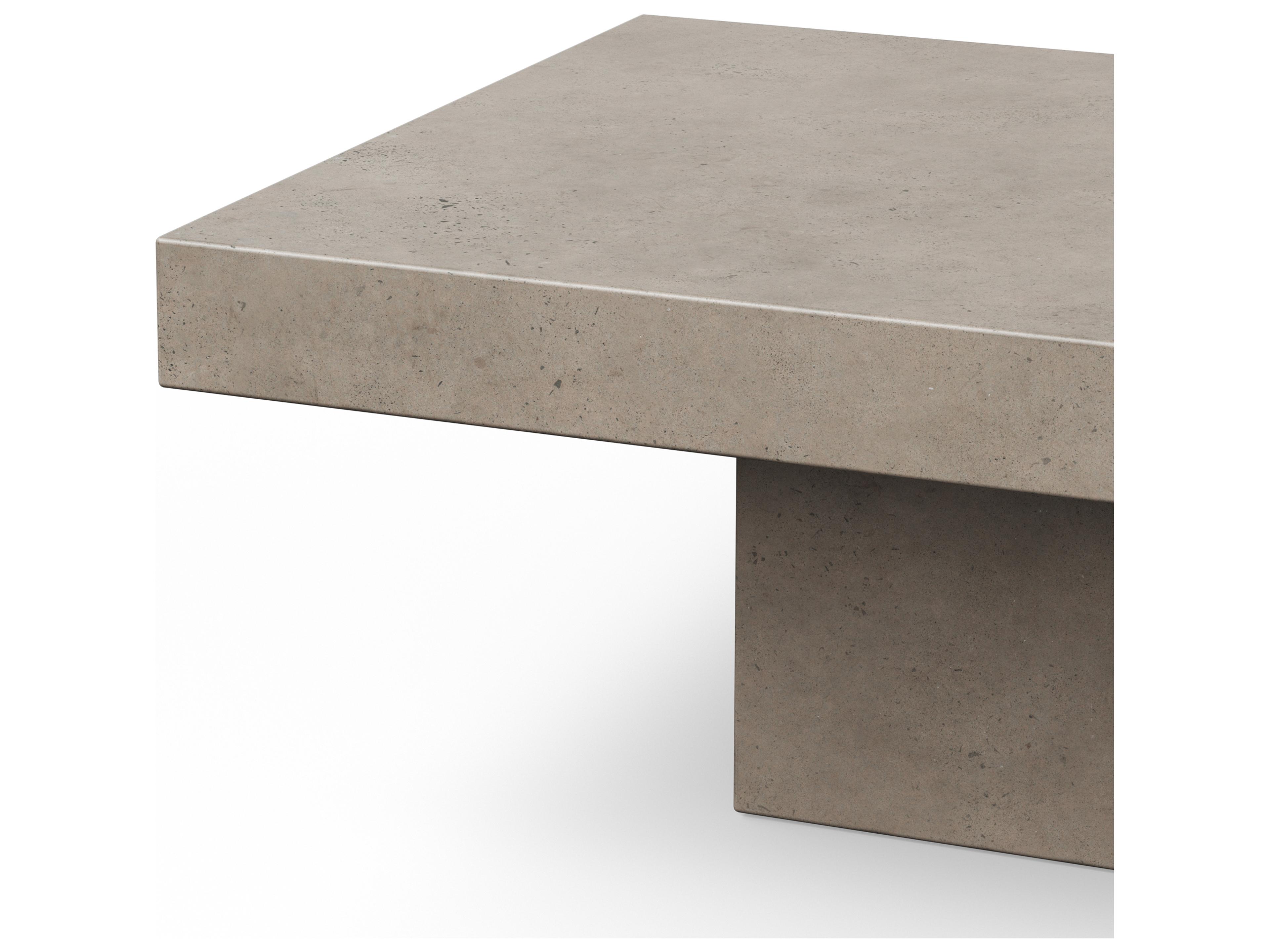 Urbia Una Rectangular Concrete Coffee Table