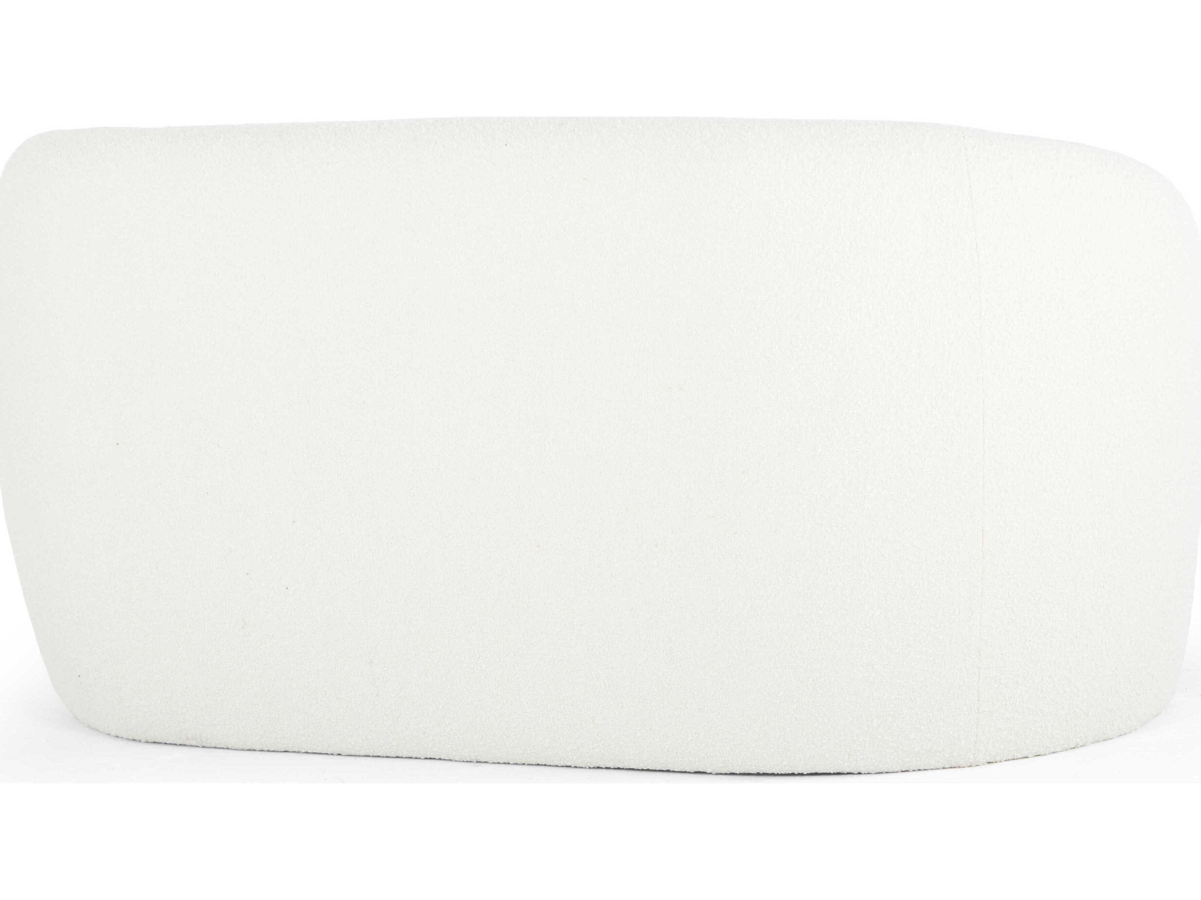 Urbia Metro Boucle White Upholstered Loveseat