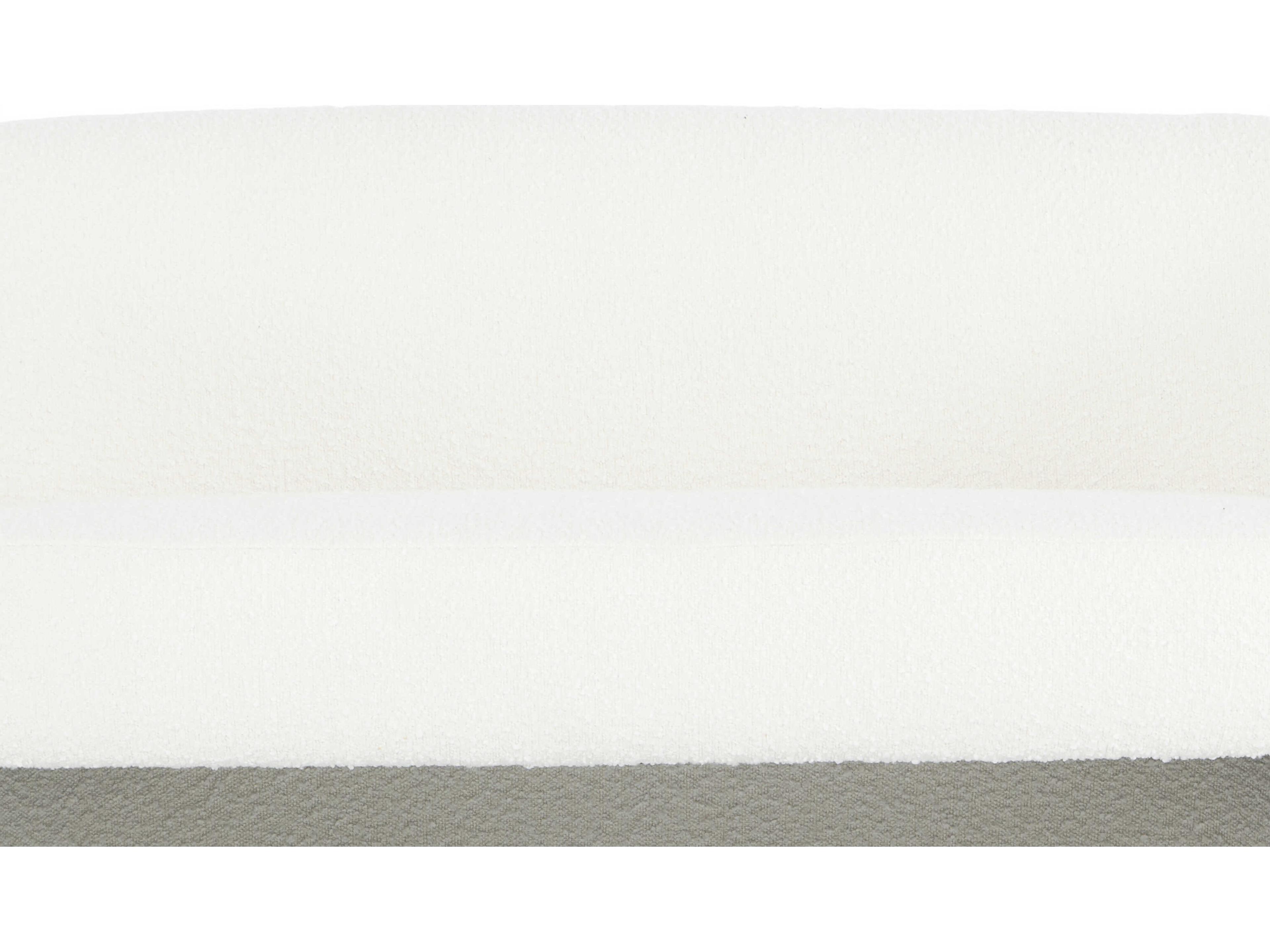 Urbia Metro Boucle White Upholstered Loveseat