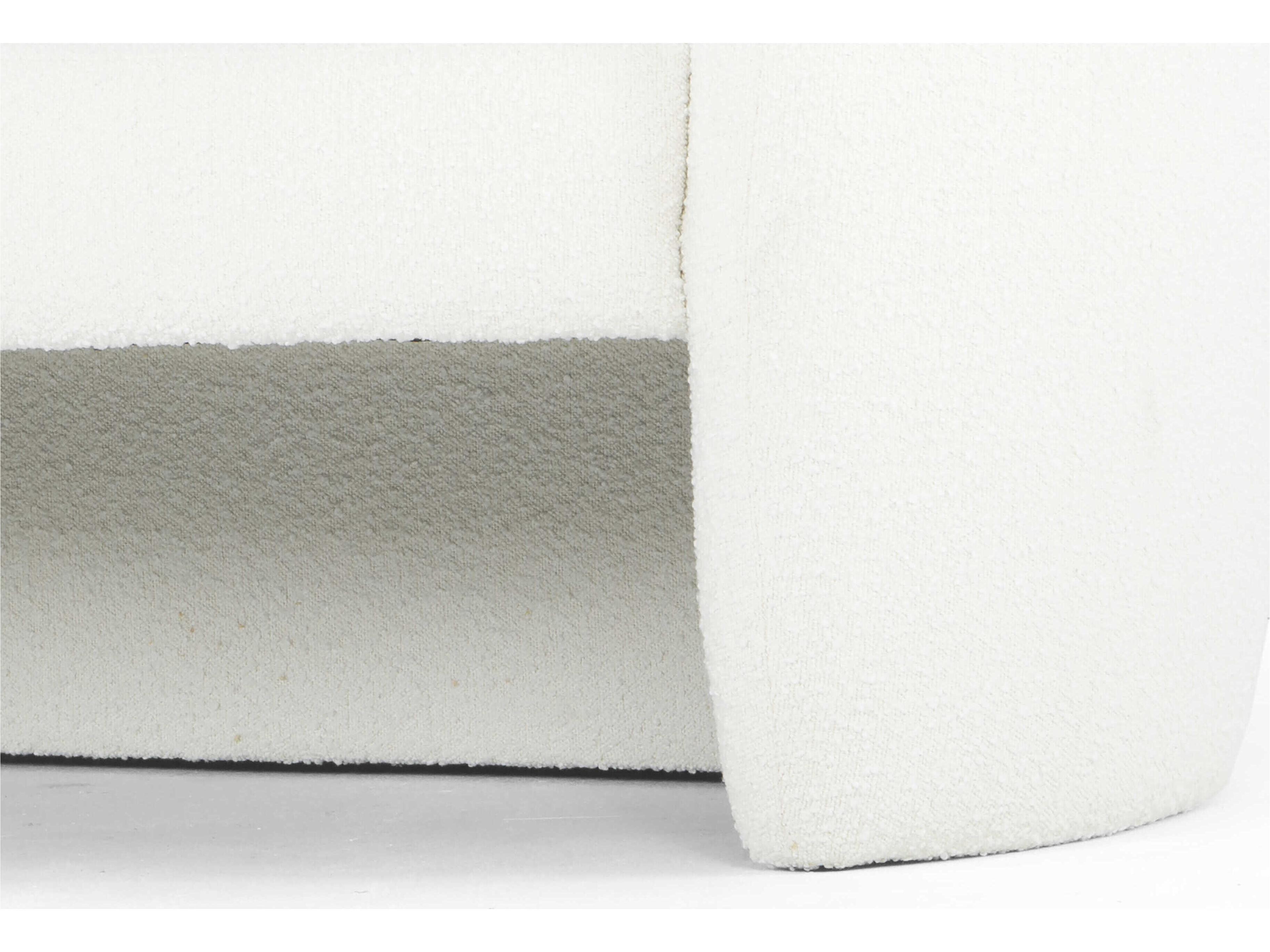 Urbia Metro Boucle White Upholstered Loveseat