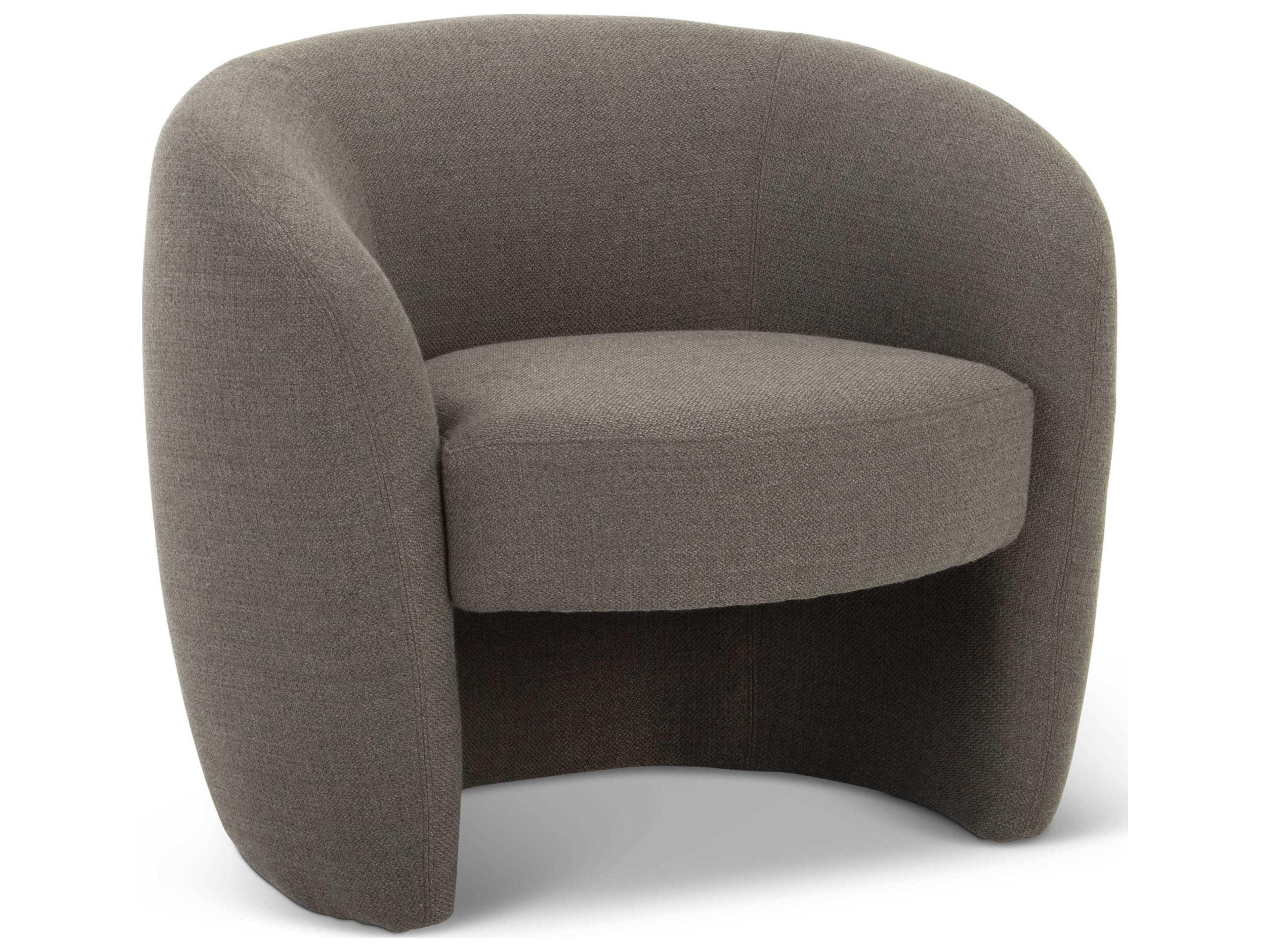 Metro Blythe Accent Chair in Brown Bouclé