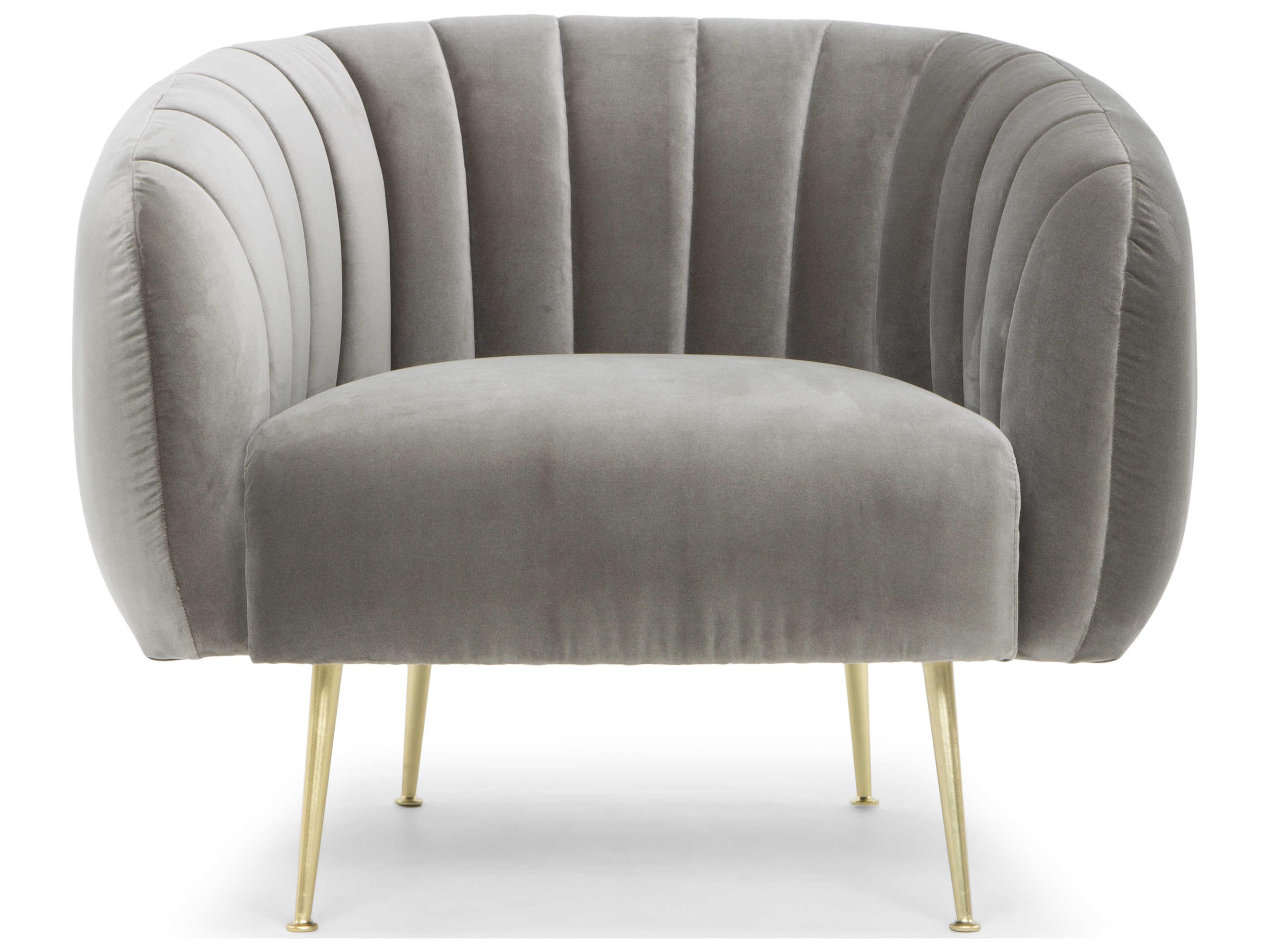 Urbia Metro Gray Fabric Accent Chair