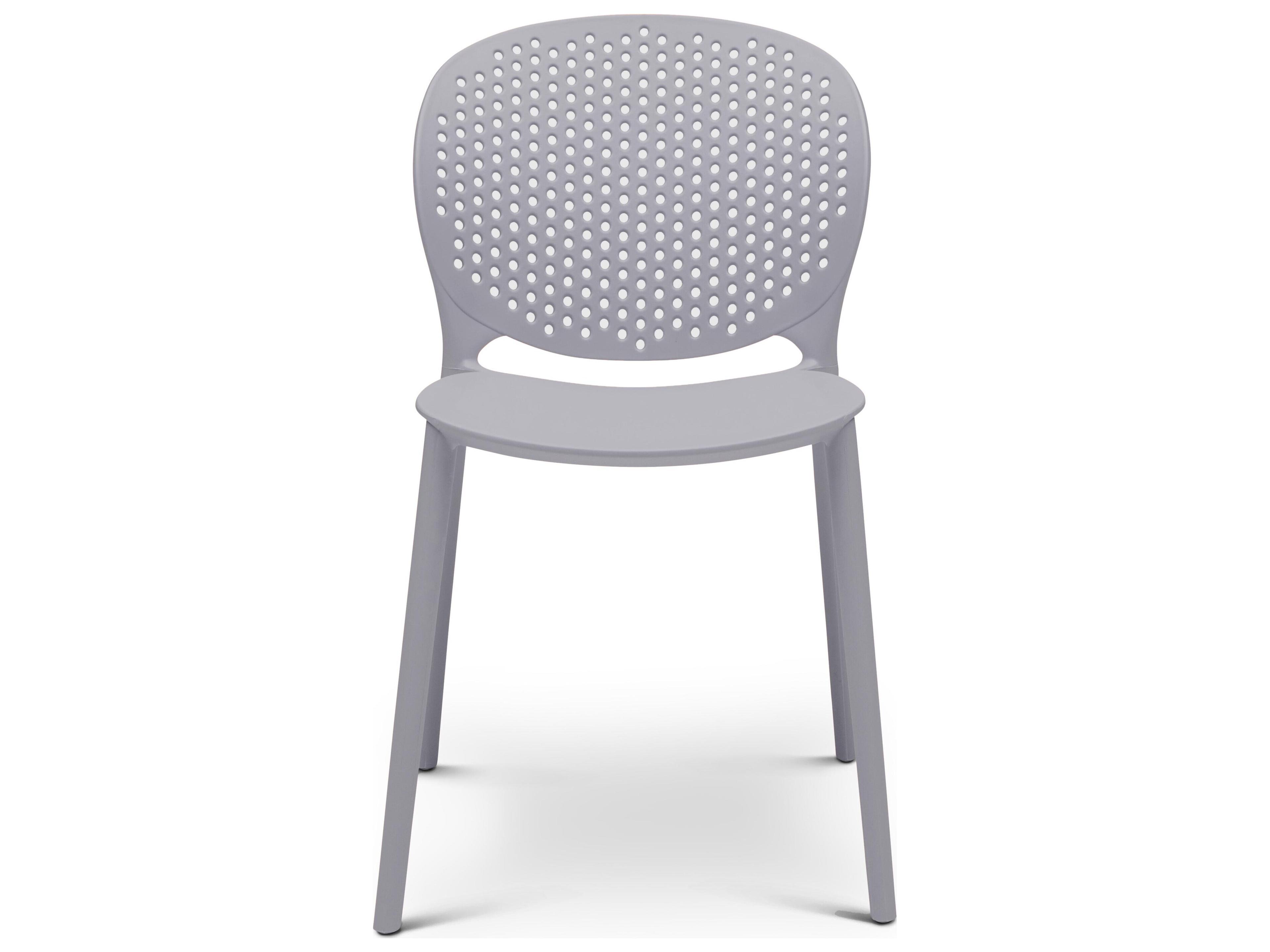 Urbia Outdoor Metro Light Grey Polypropylene Dining Chair