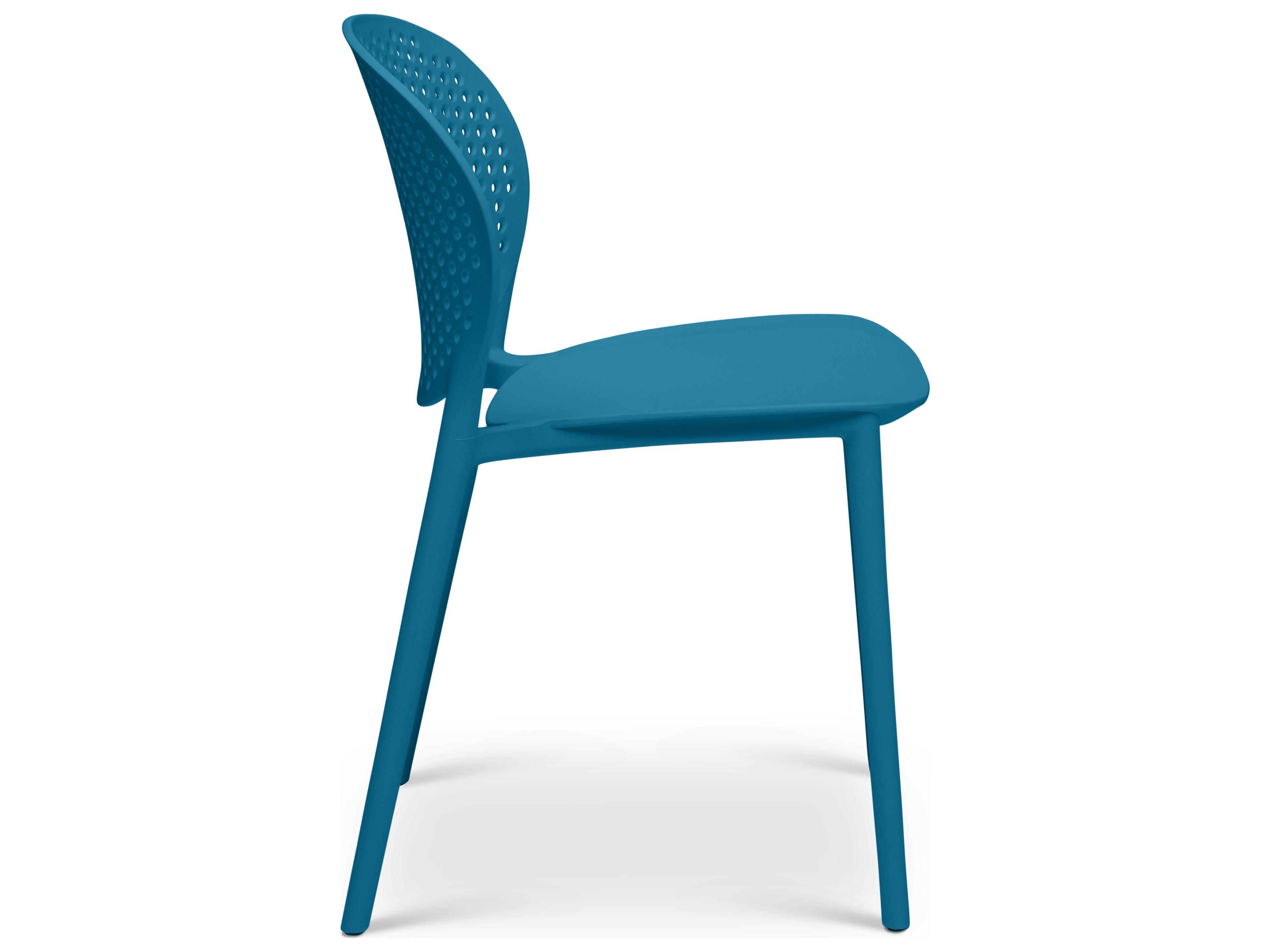 Urbia Outdoor Metro Teal Green Polypropylene Dining Chair