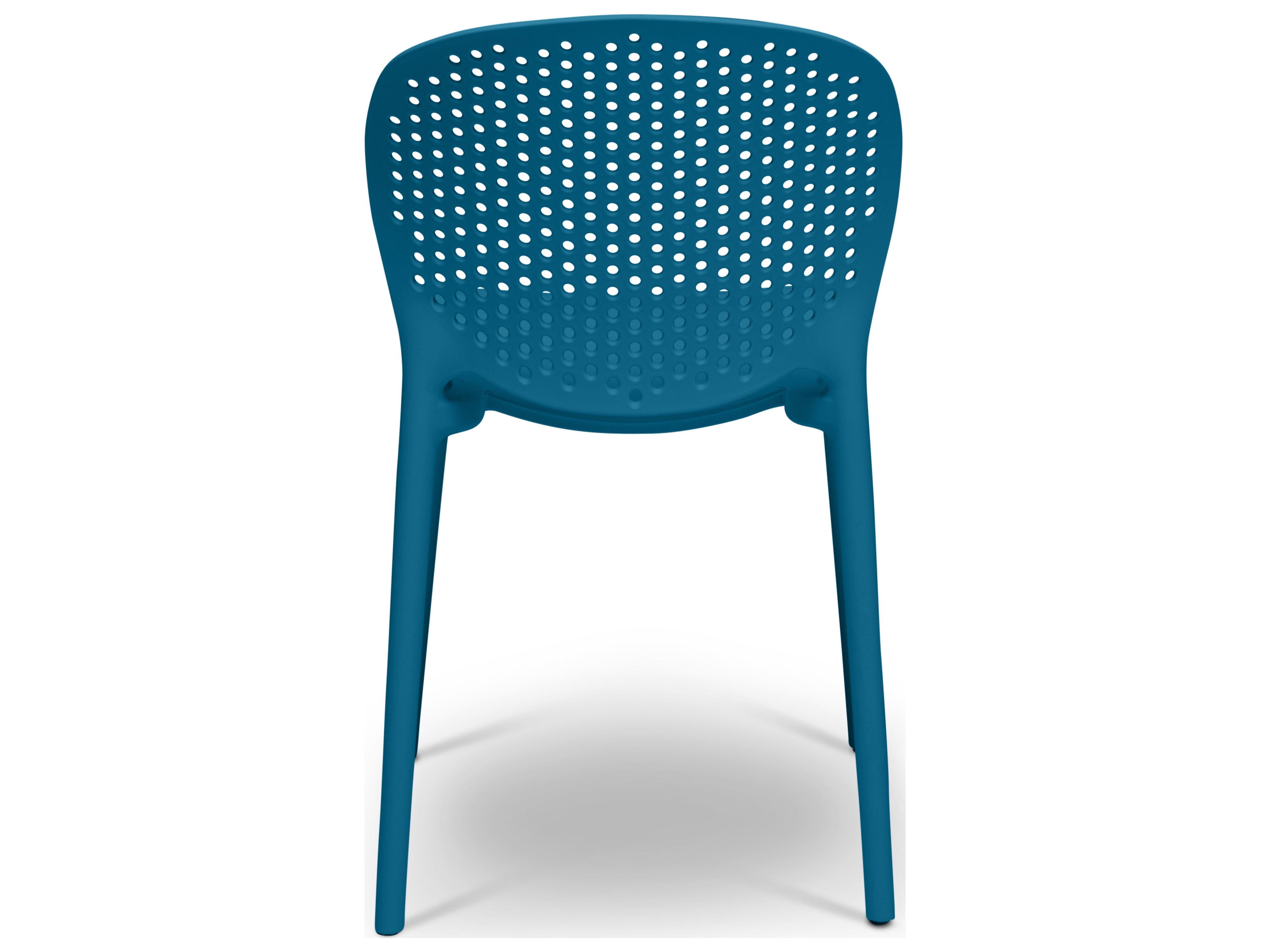 Urbia Outdoor Metro Teal Green Polypropylene Dining Chair