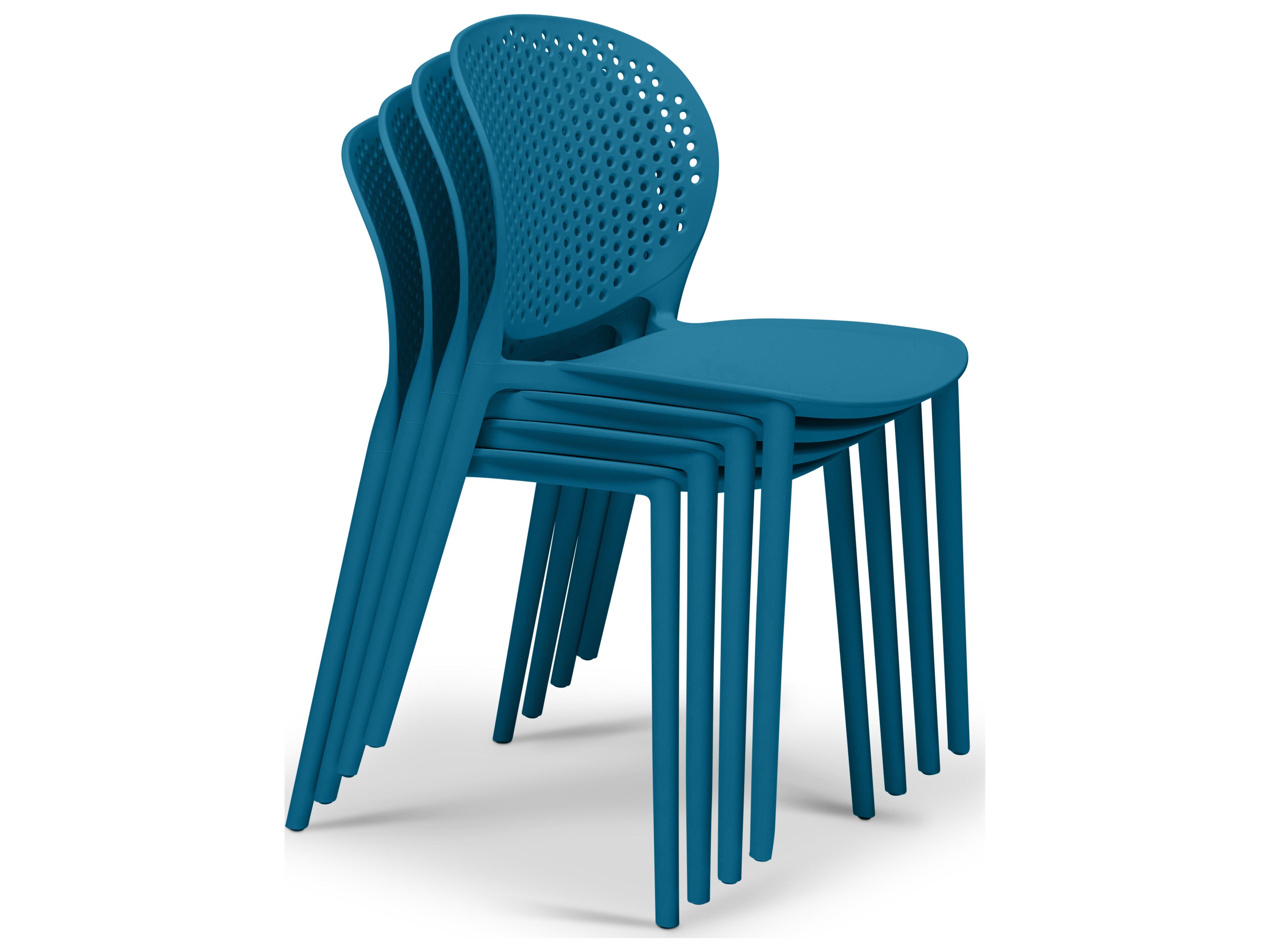 Urbia Outdoor Metro Teal Green Polypropylene Dining Chair