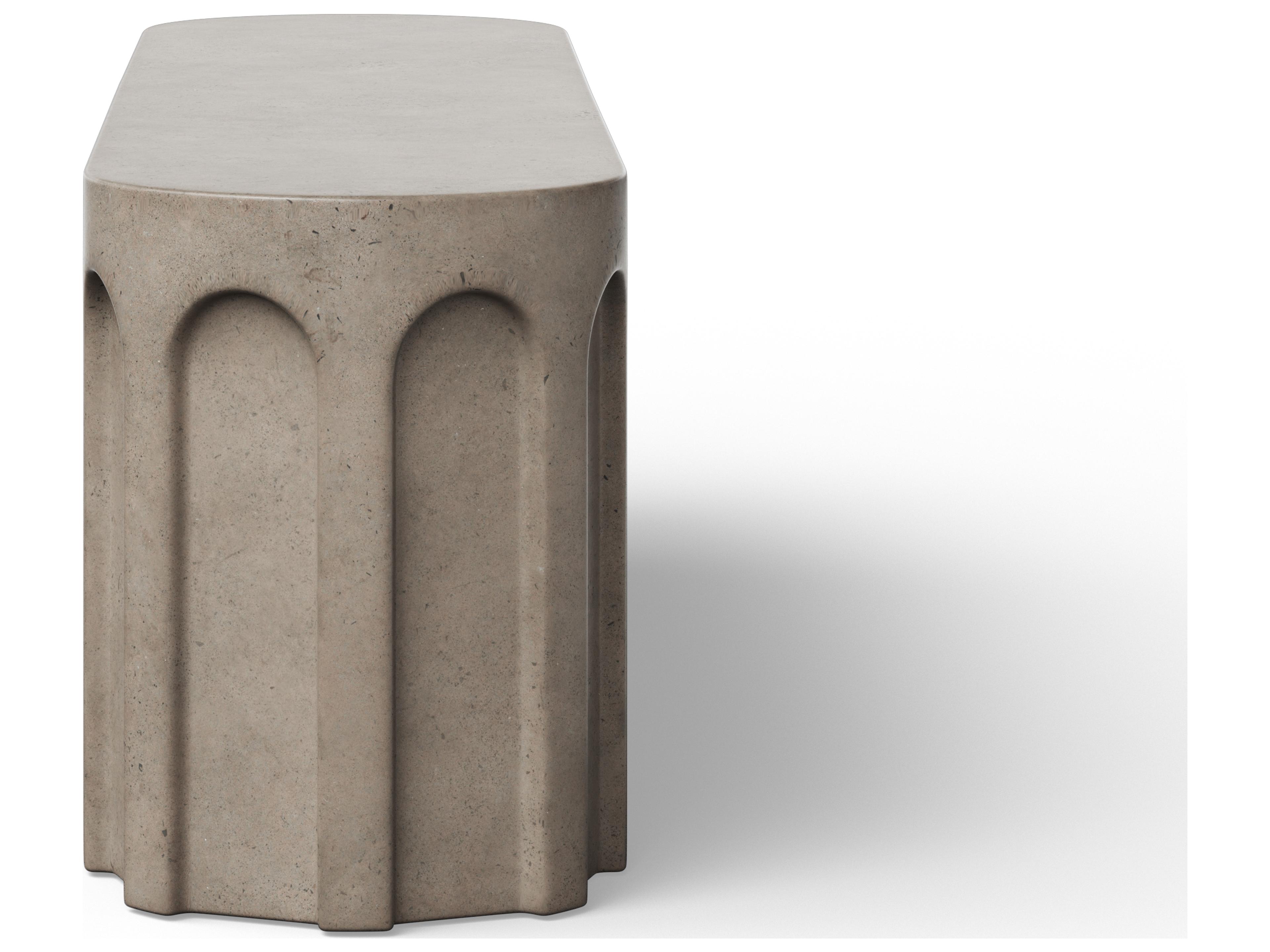 Urbia Outdoor Mixx Dark Grey Concrete Bench