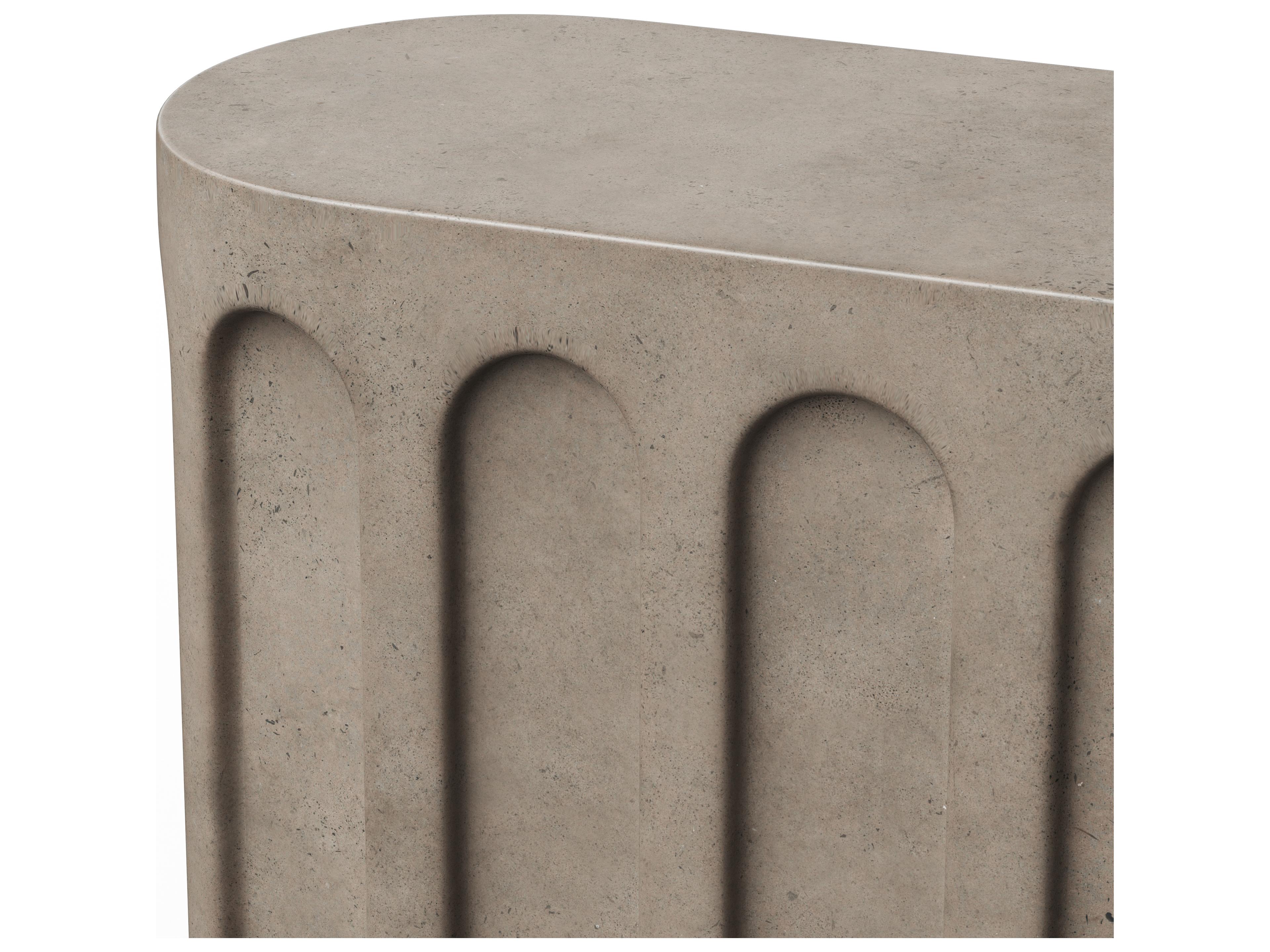 Urbia Outdoor Mixx Dark Grey Concrete Bench