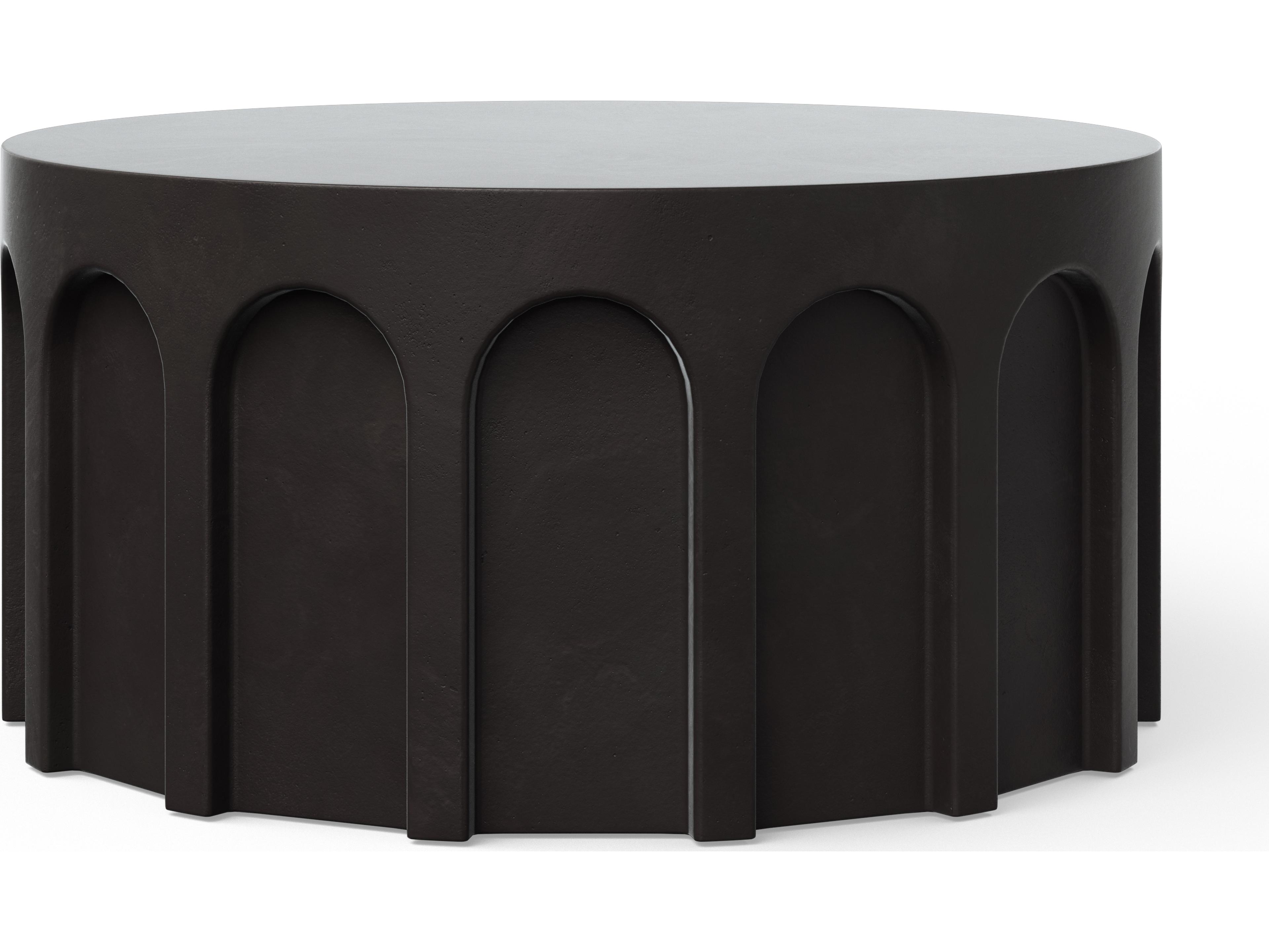 Mixx Lava Concrete Round Coffee Table