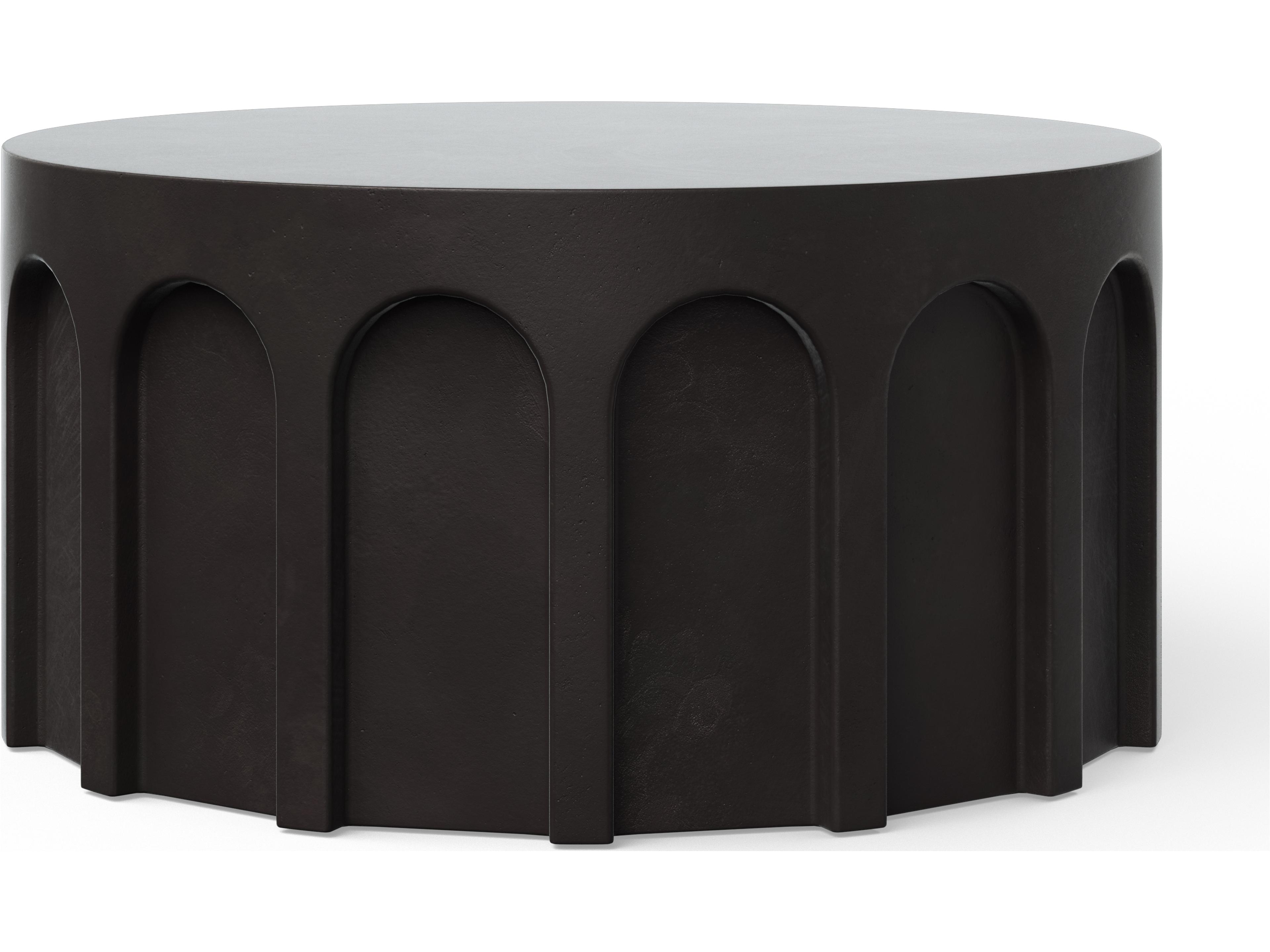 Urbia Outdoor Mixx Lava Concrete Round Coffee Table