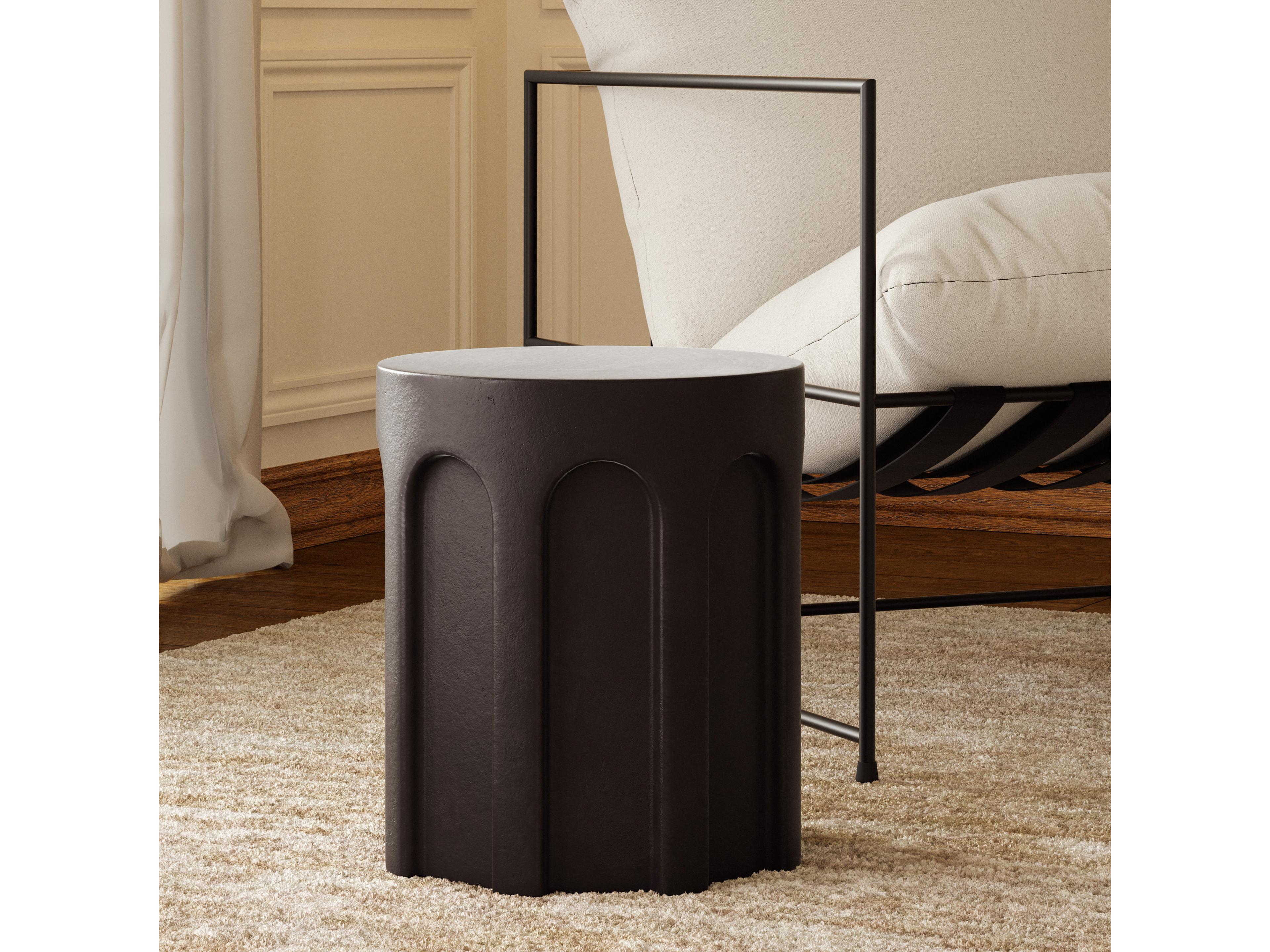 Urbia Outdoor Mixx Lava Concrete Garden Stool