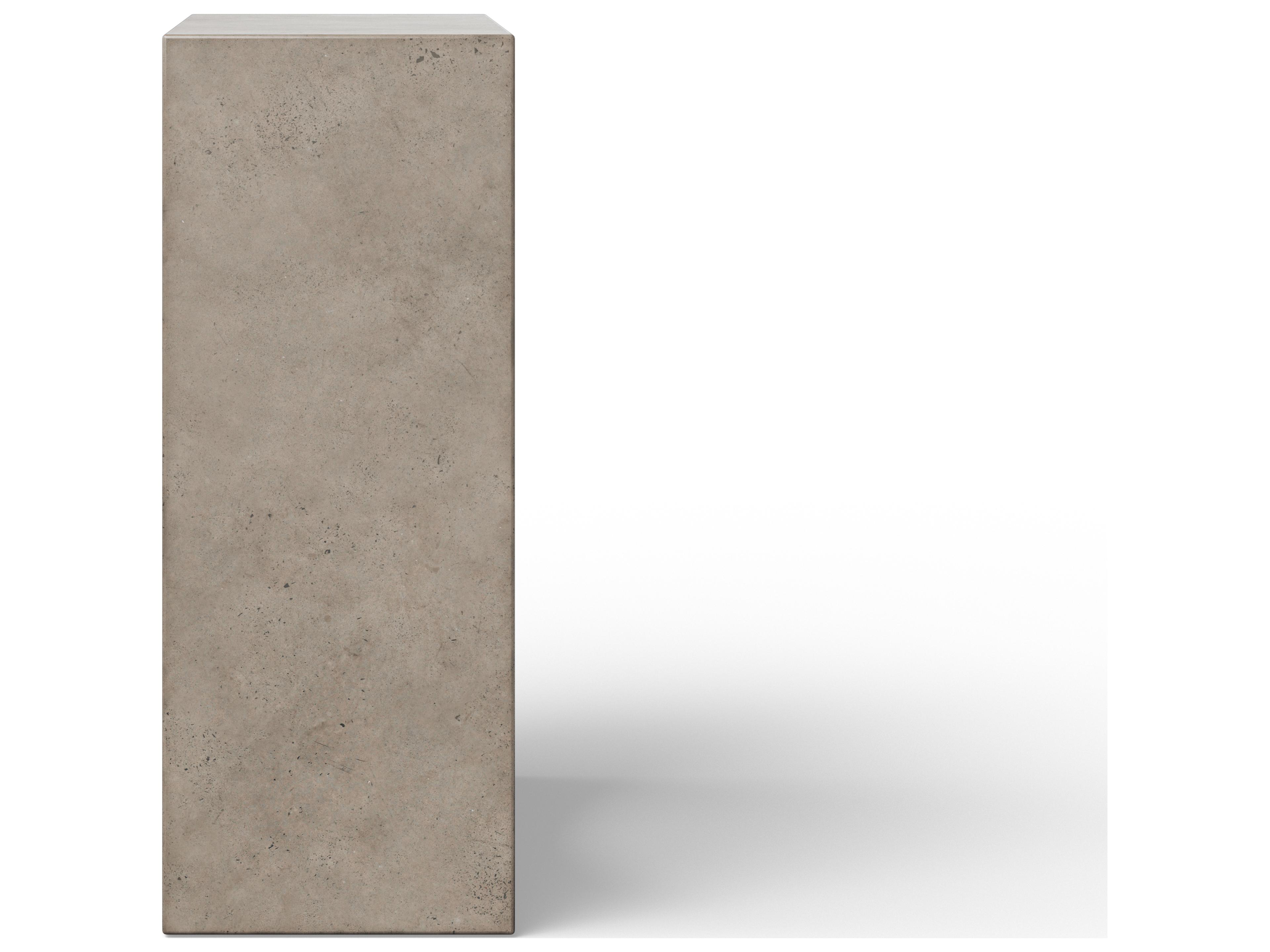 Urbia Outdoor Mixx Dark Grey Concrete Rectangular Console Table