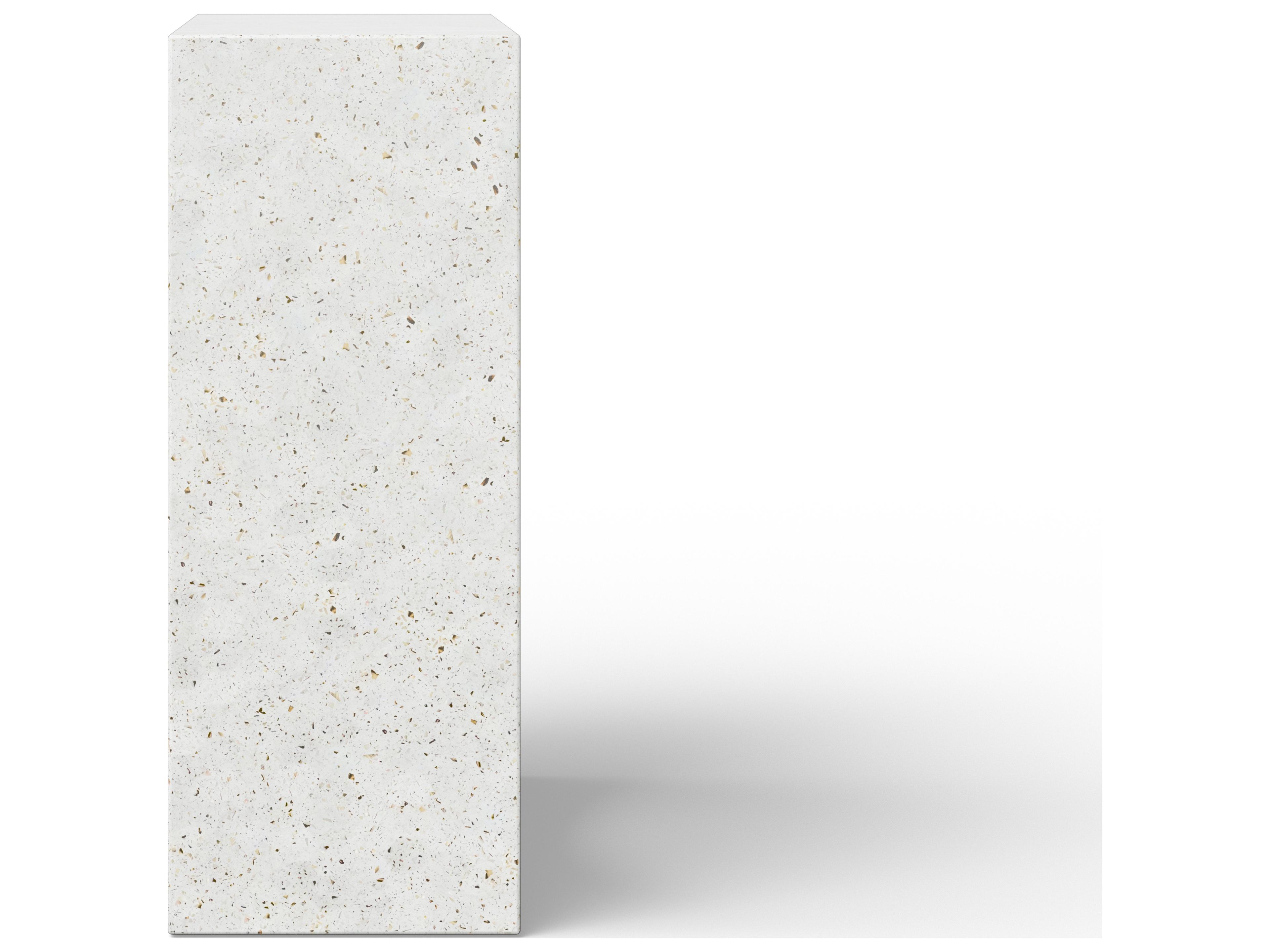 Urbia Outdoor Mixx Ivory Terrazzo Concrete Rectangular Console Table