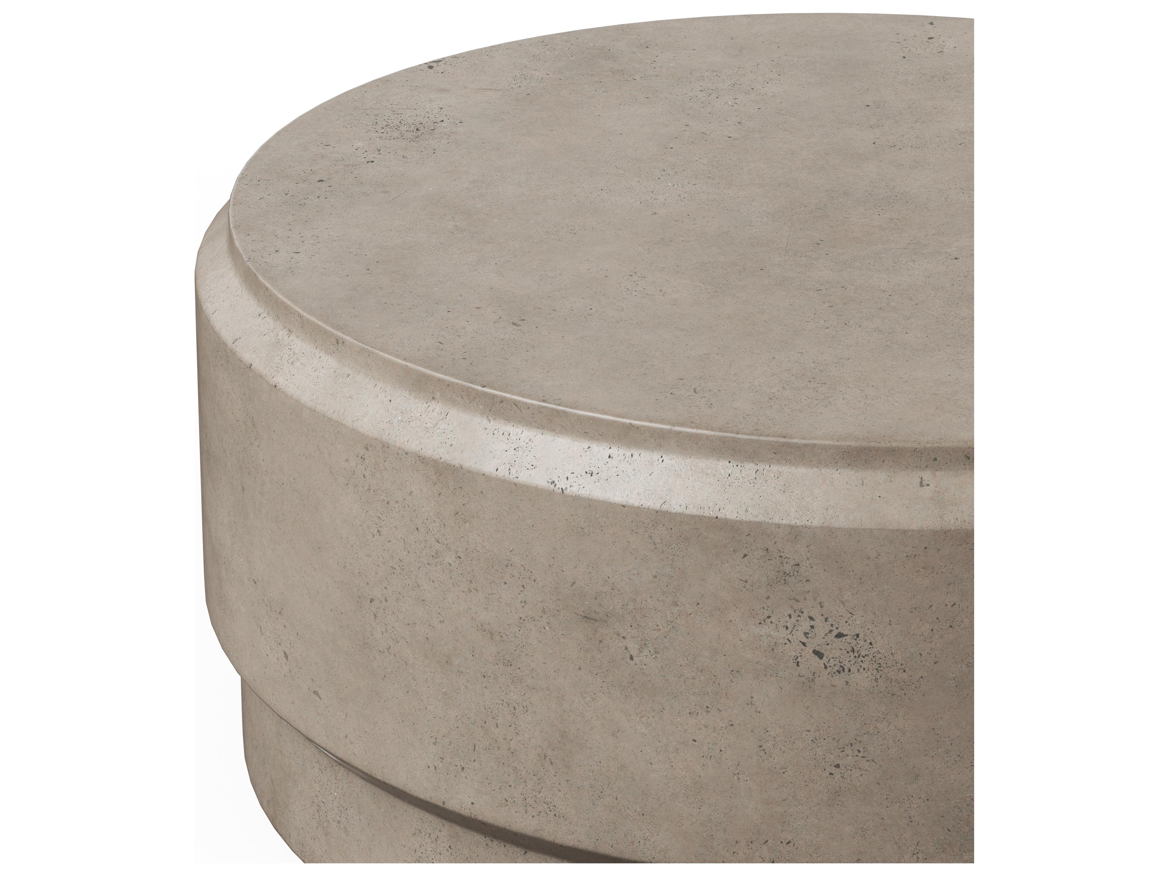 Urbia Outdoor Mixx Dark Grey Concrete Round Coffee Table