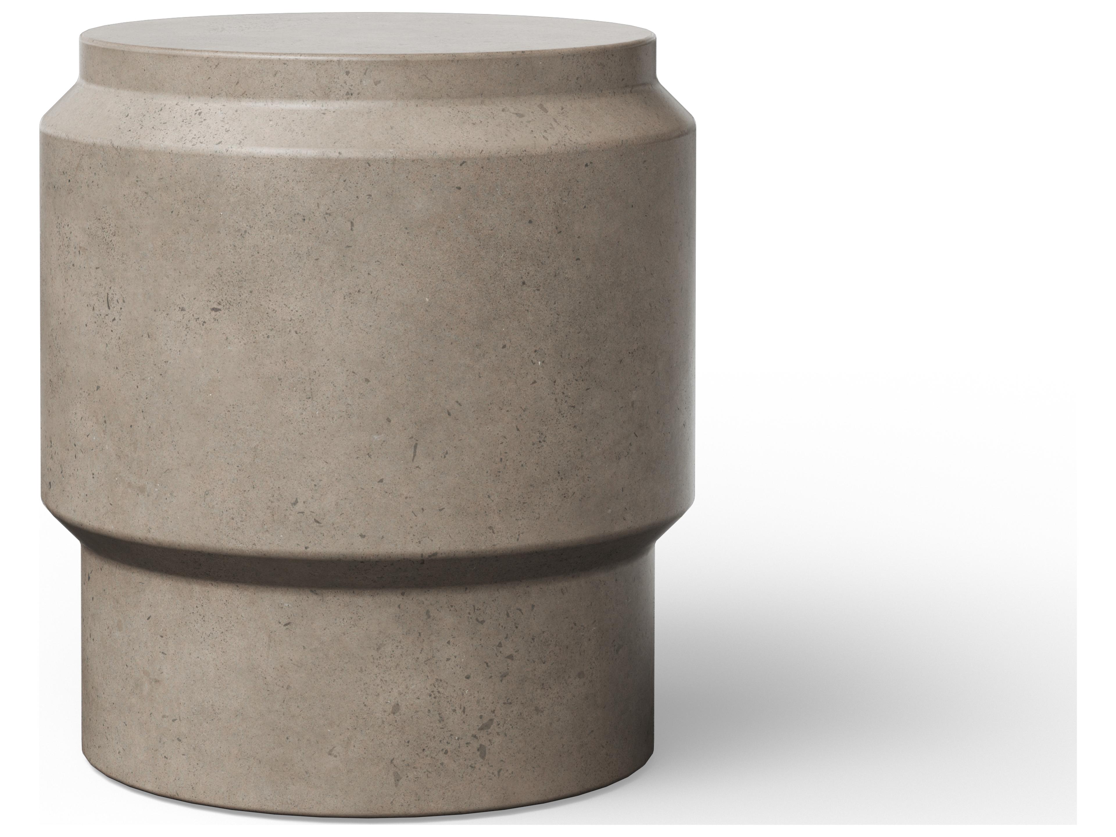 Urbia Outdoor Mixx Dark Grey Concrete Garden Stool