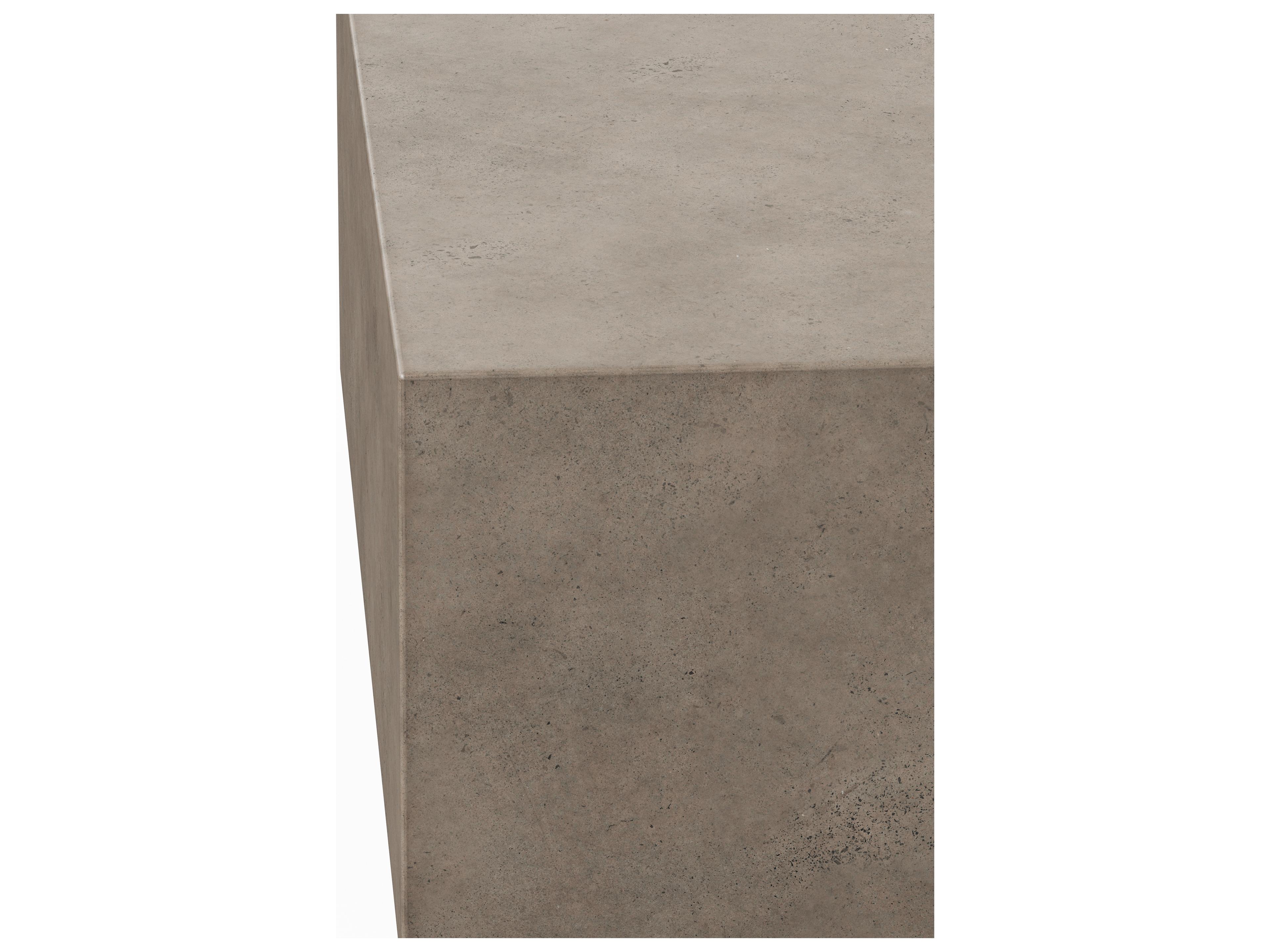 Urbia Outdoor Bloc Dark Grey Concrete Square Coffee Table