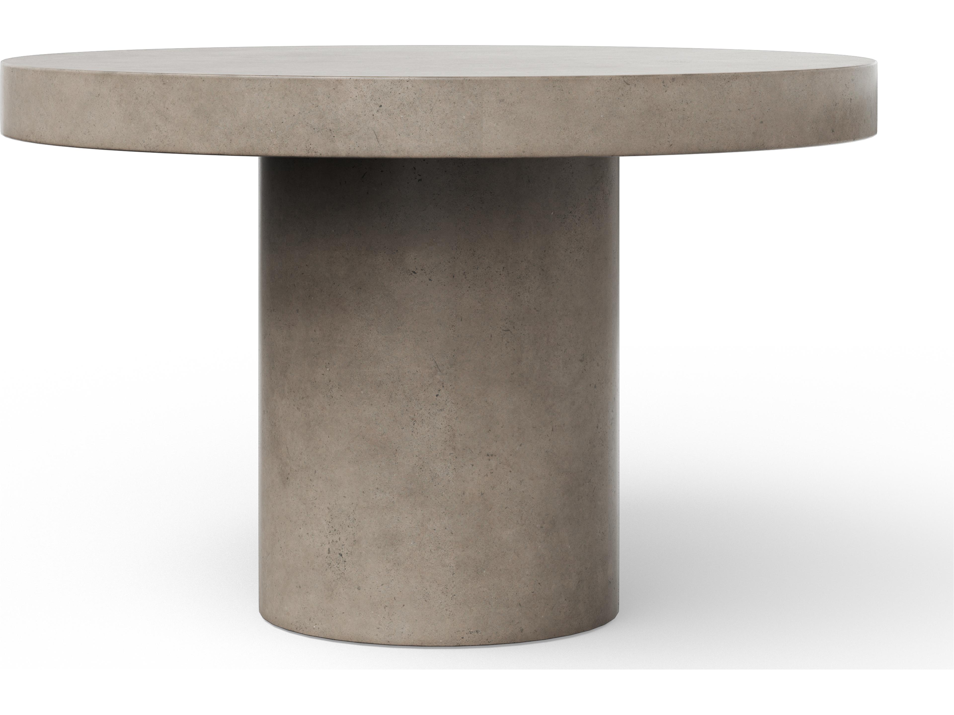 Urbia Outdoor Mixx Dark Grey Concrete Round Dining Table