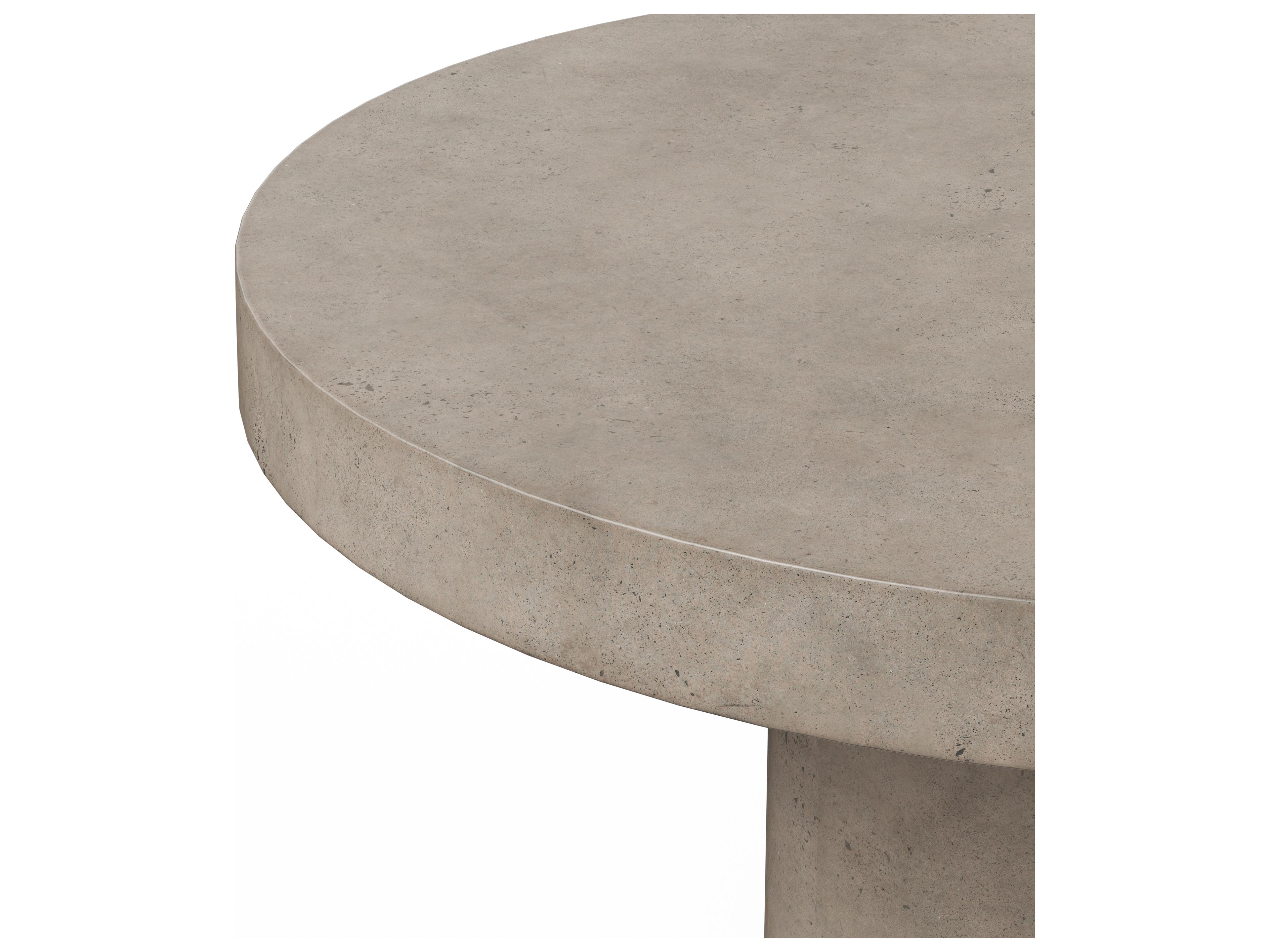Urbia Outdoor Mixx Dark Grey Concrete Round Bar Table