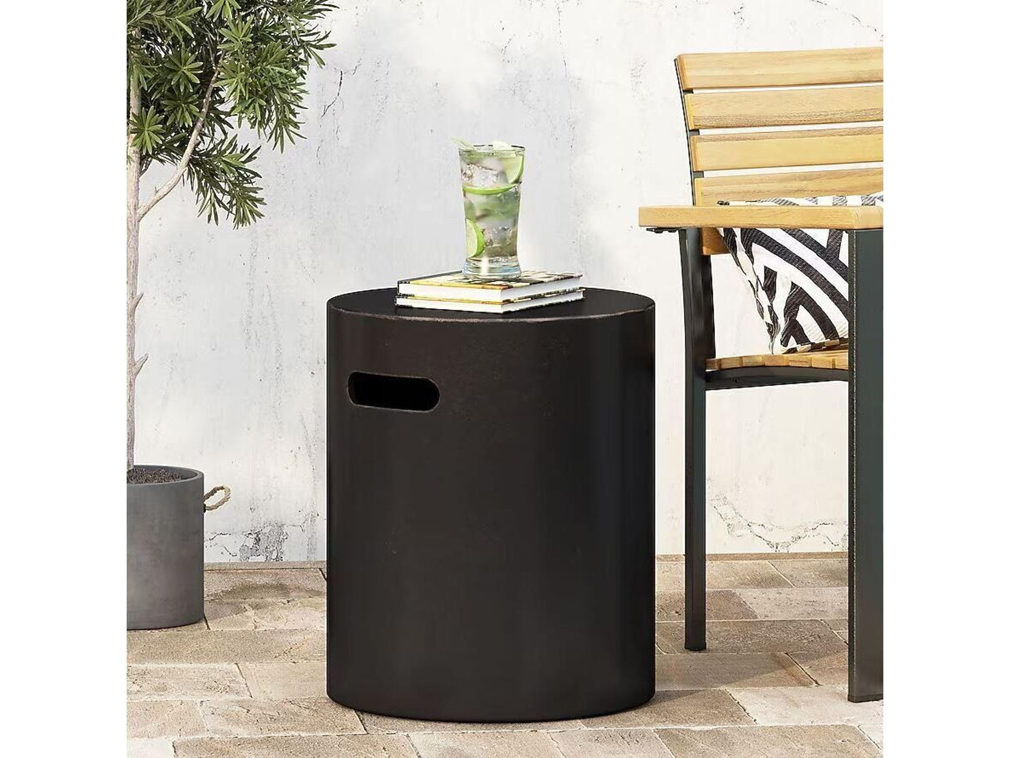 Urbia Outdoor Mixx Lava Concrete Garden Stool