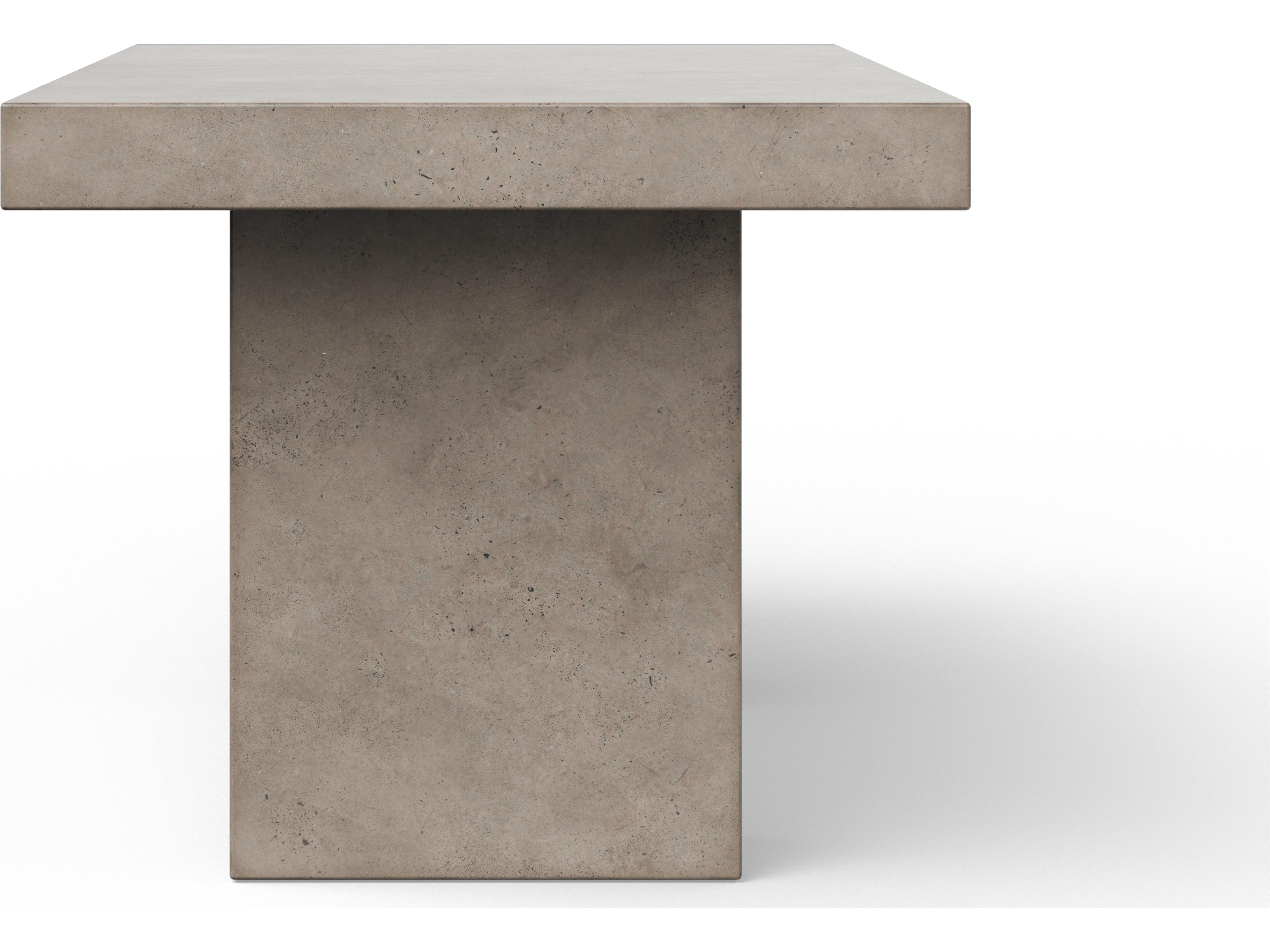 Urbia Outdoor Mixx Dark Grey Concrete Rectangular Dining Table