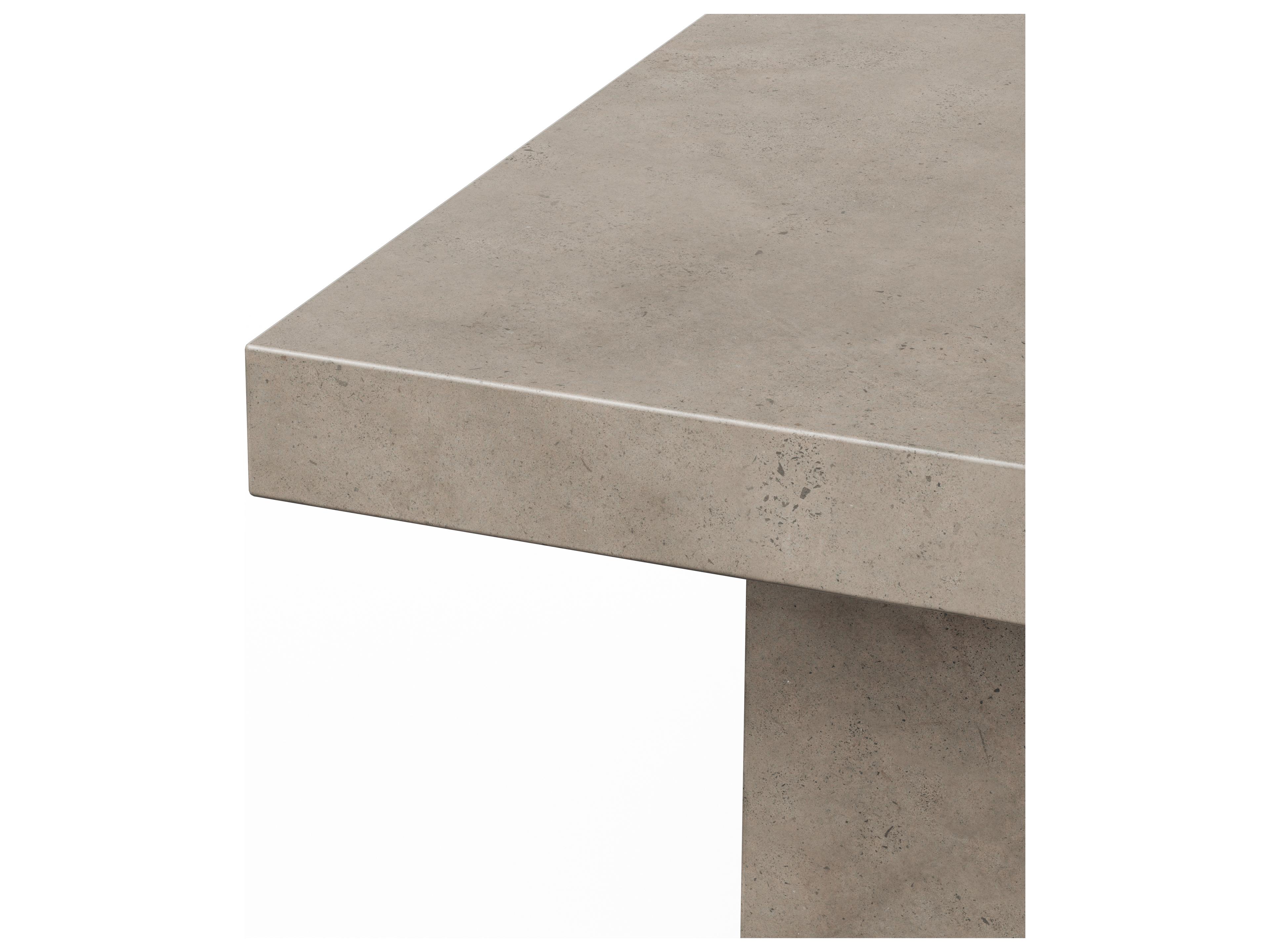 Urbia Outdoor Mixx Dark Grey Concrete Rectangular Dining Table