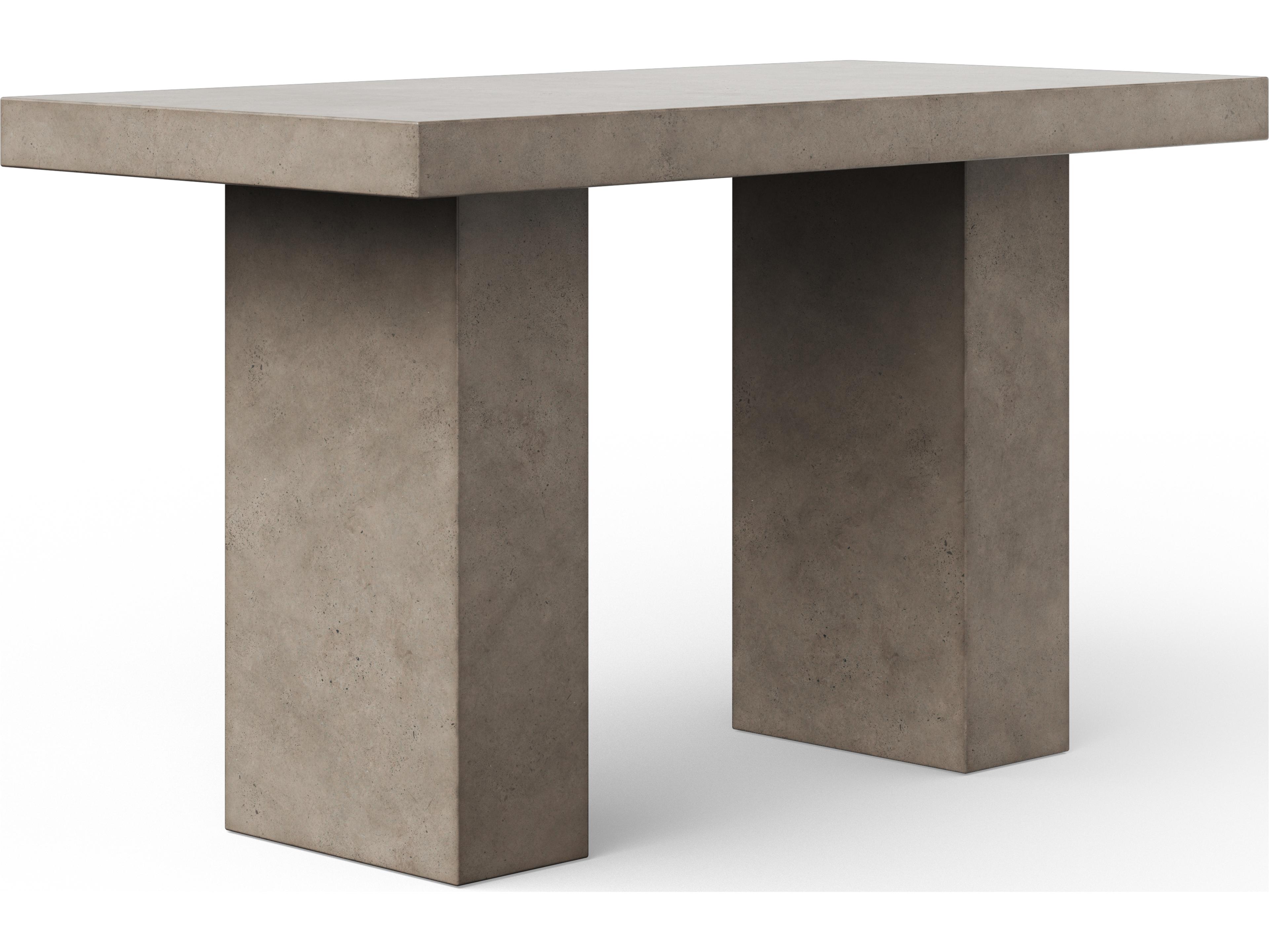 Urbia Outdoor Mixx Dark Grey Concrete Rectangular Bar Table
