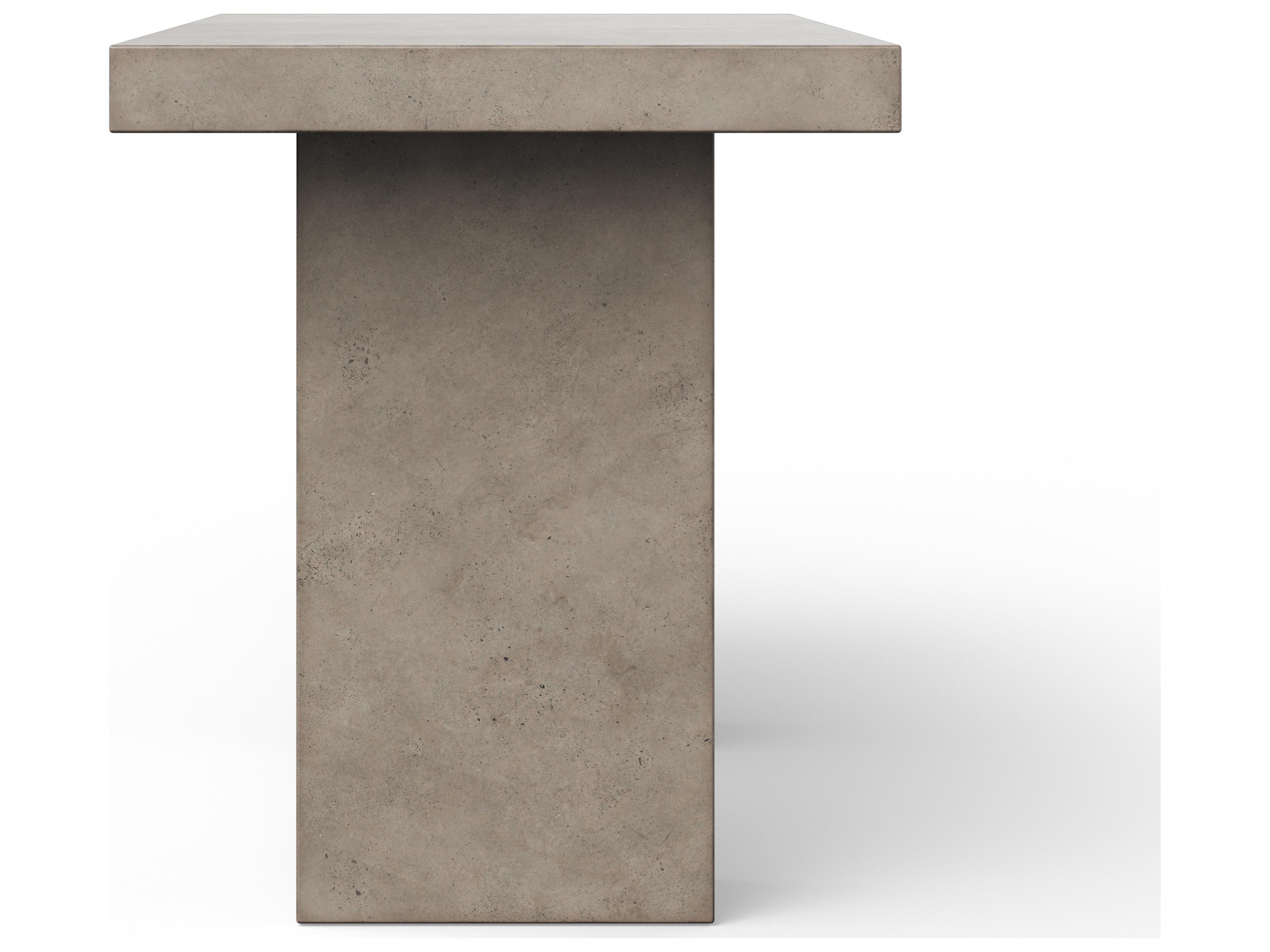 Urbia Outdoor Mixx Dark Grey Concrete Rectangular Bar Table
