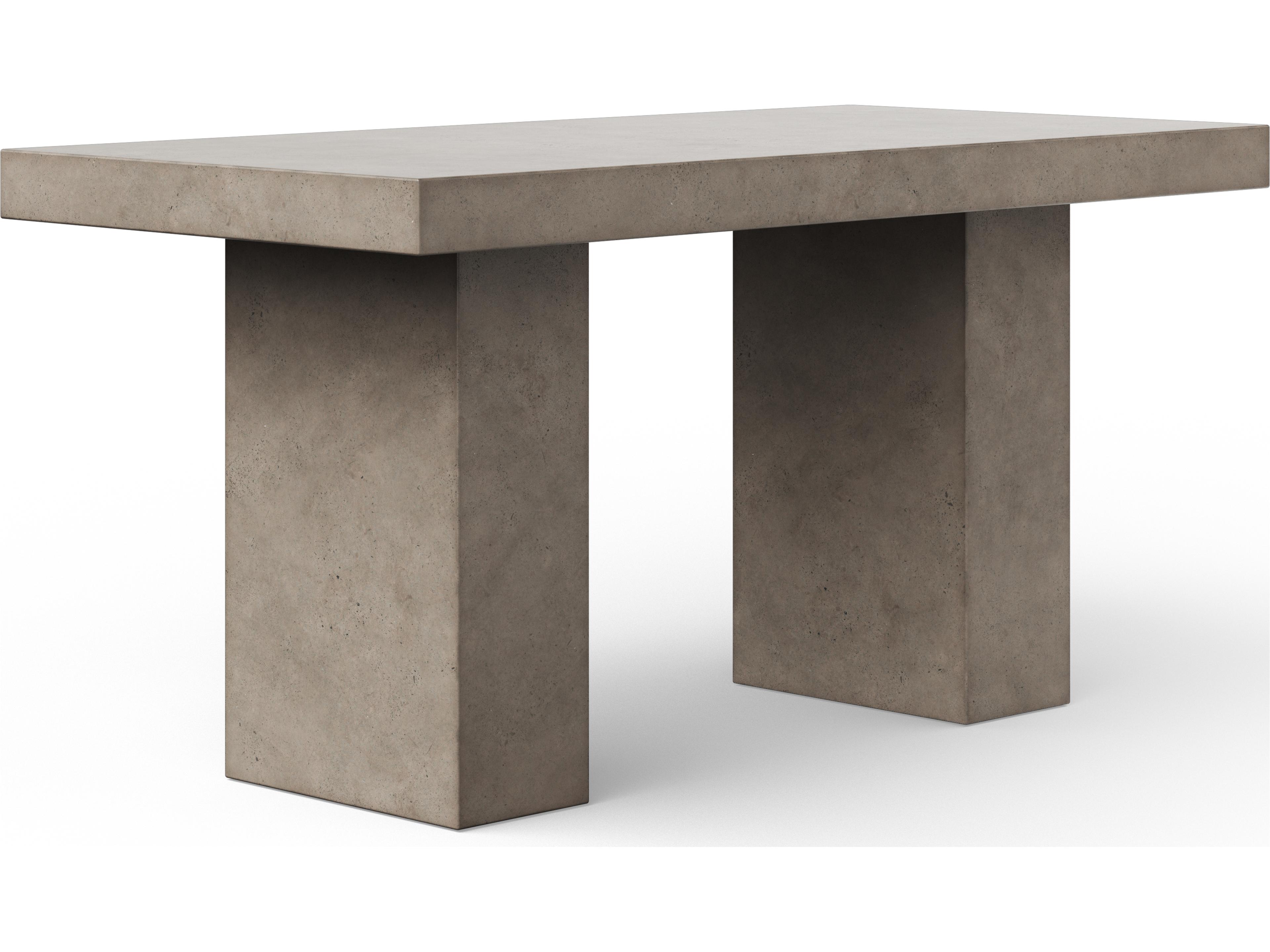 Urbia Outdoor Mixx Dark Grey Concrete Rectangular Counter Table
