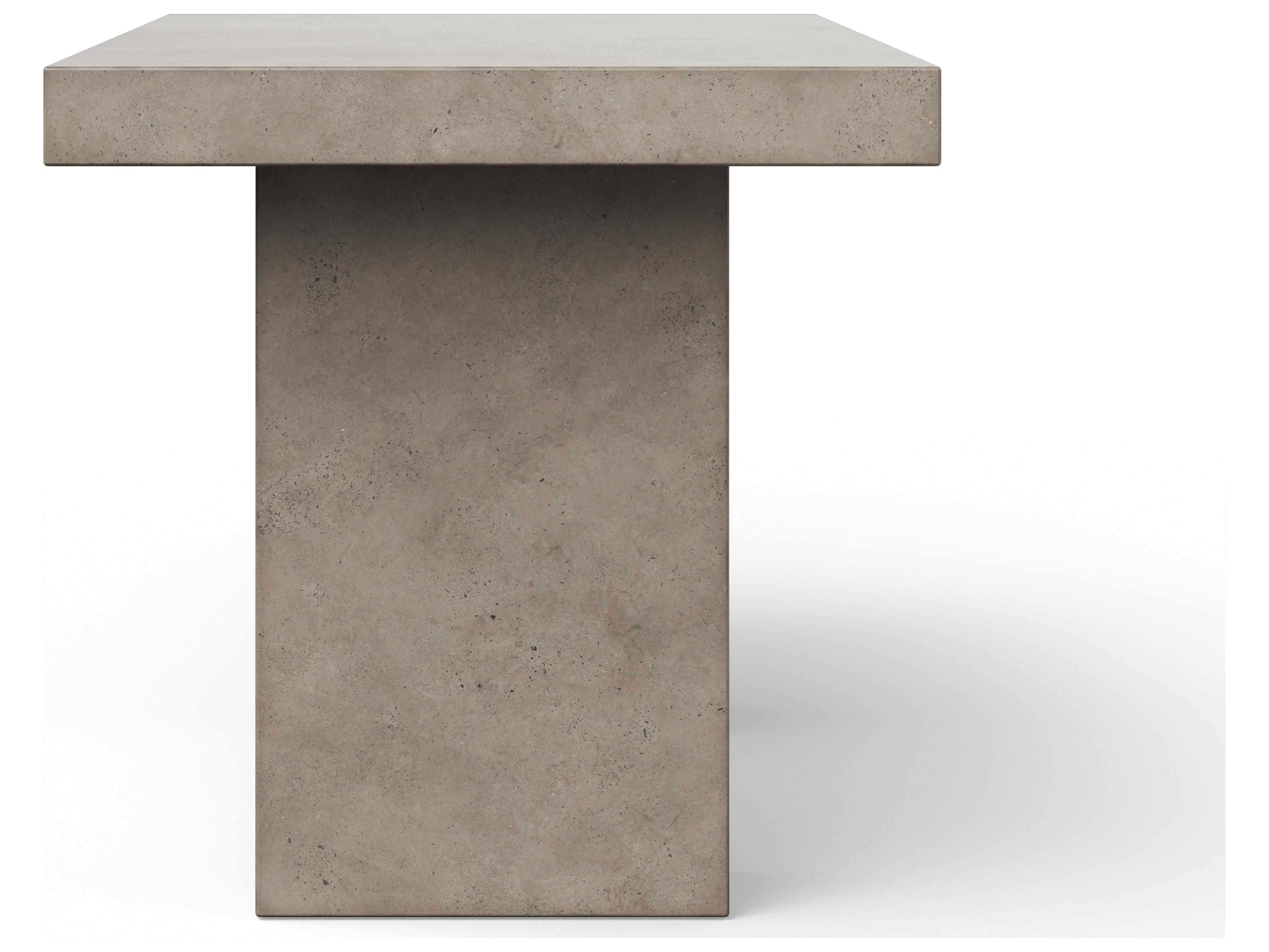 Urbia Outdoor Mixx Dark Grey Concrete Rectangular Counter Table