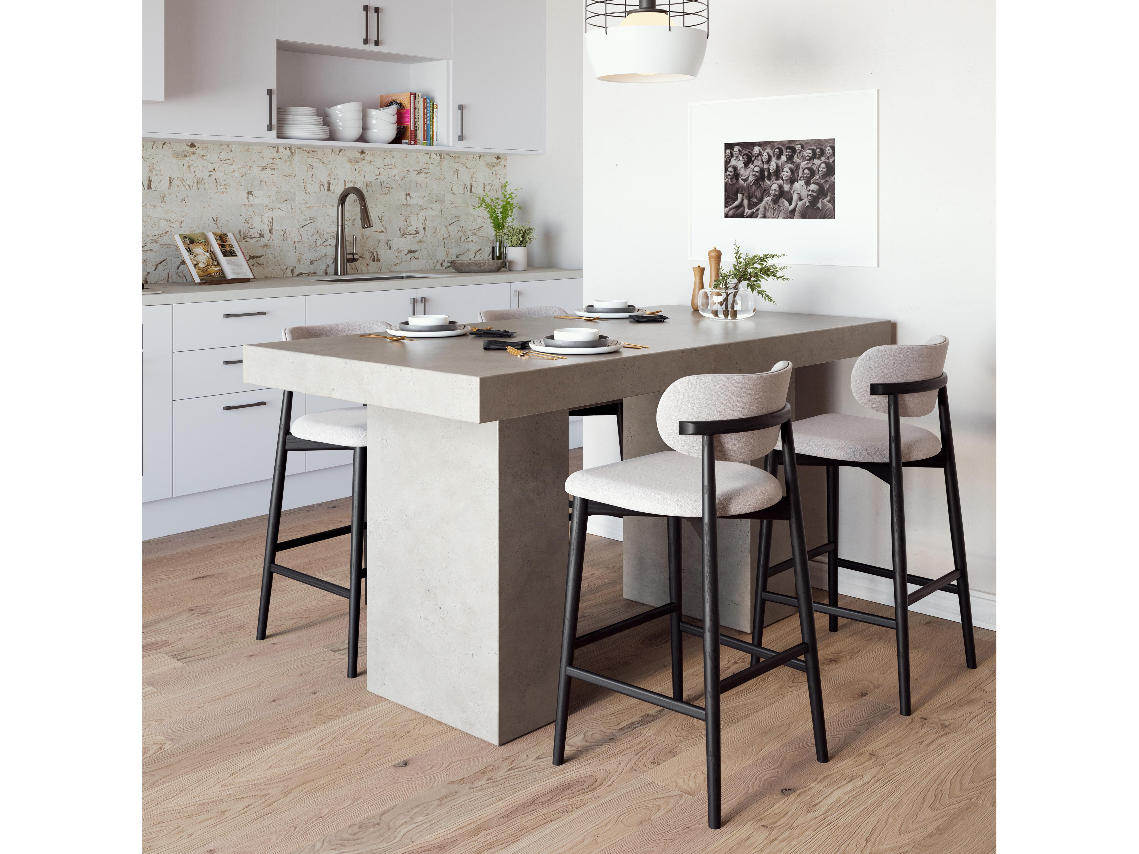 Urbia Outdoor Mixx Dark Grey Concrete Rectangular Counter Table