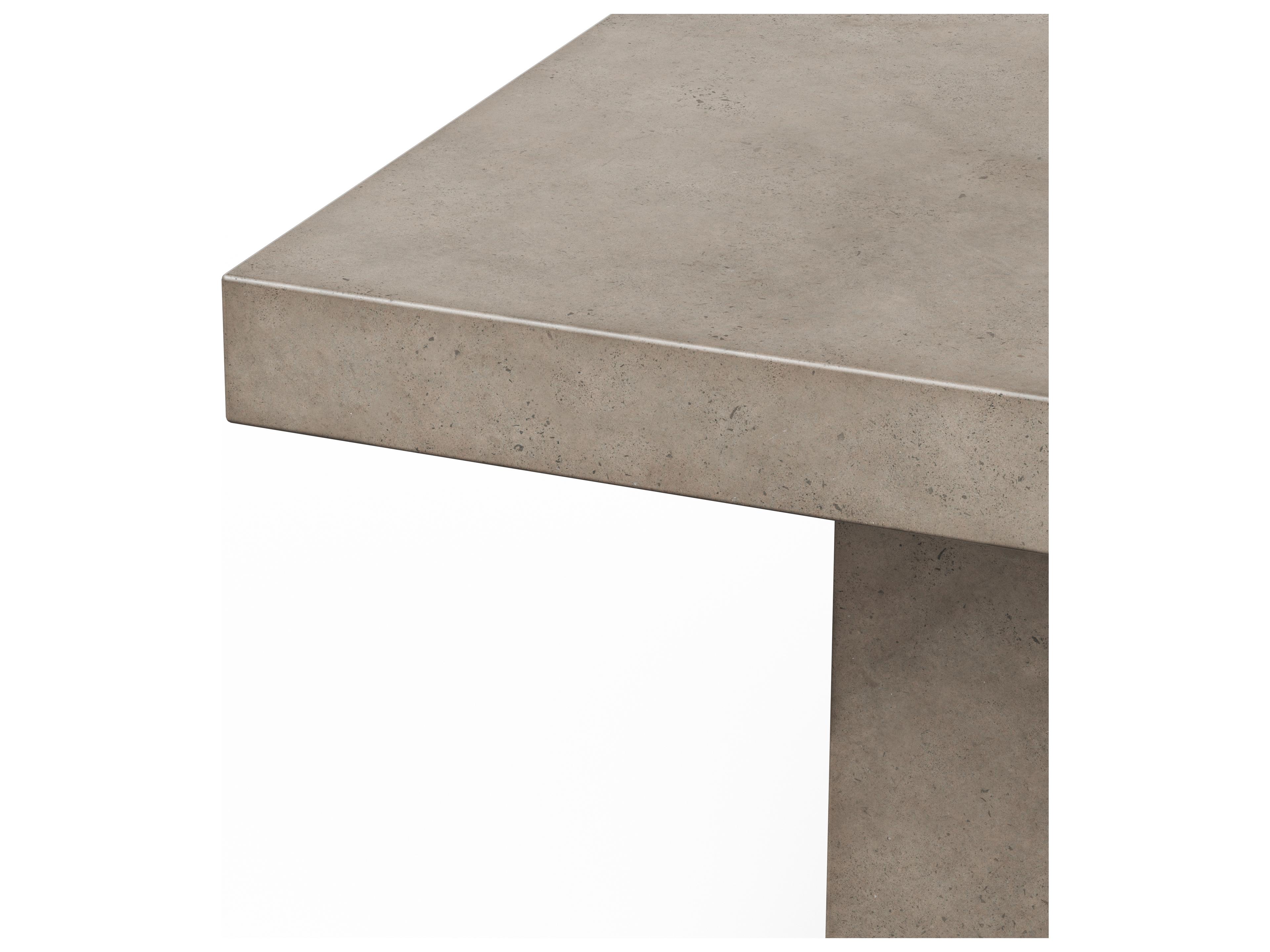Urbia Outdoor Mixx Dark Grey Concrete Rectangular Dining Table