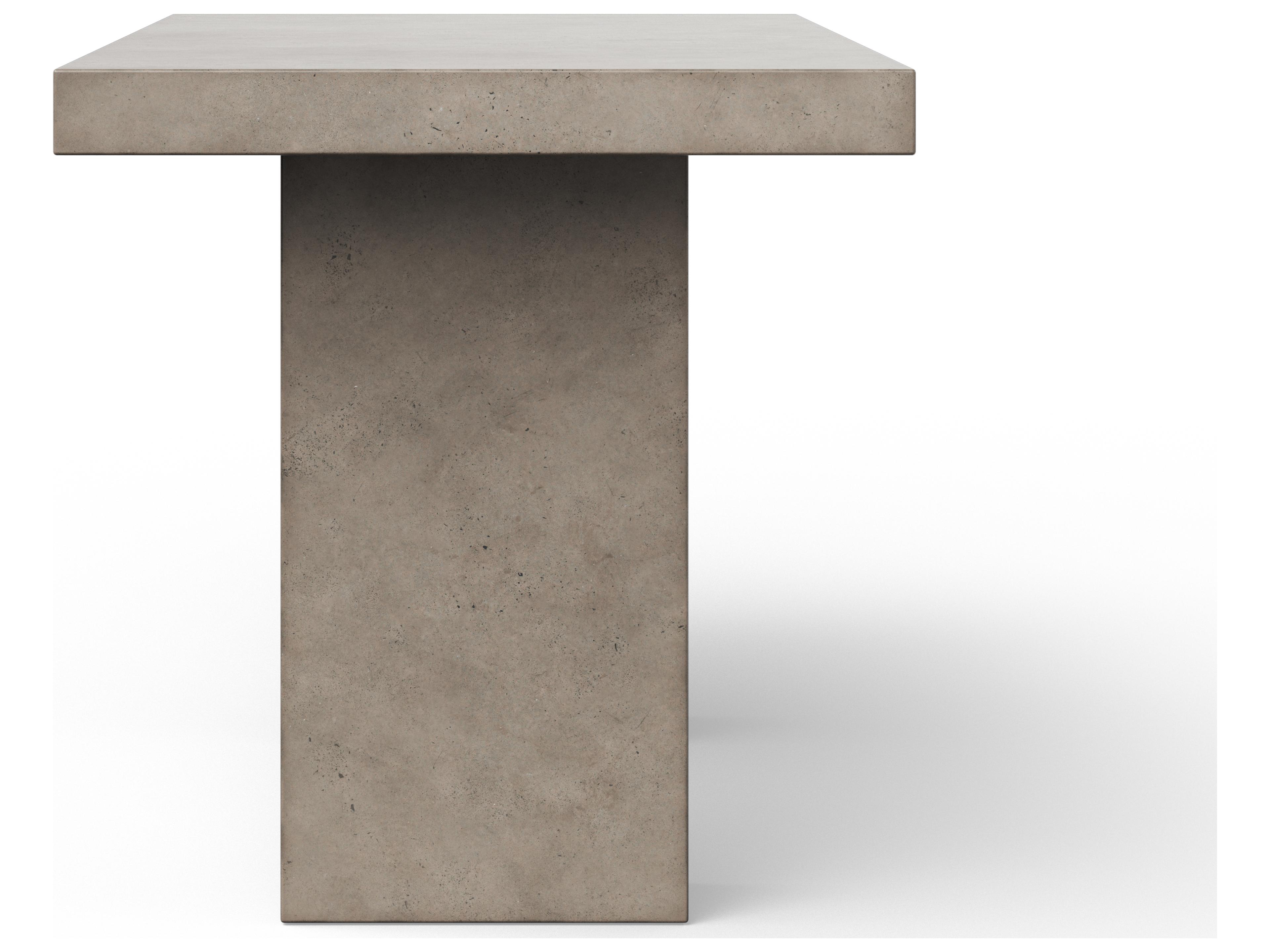 Urbia Outdoor Mixx Dark Grey Concrete Rectangular Bar Table