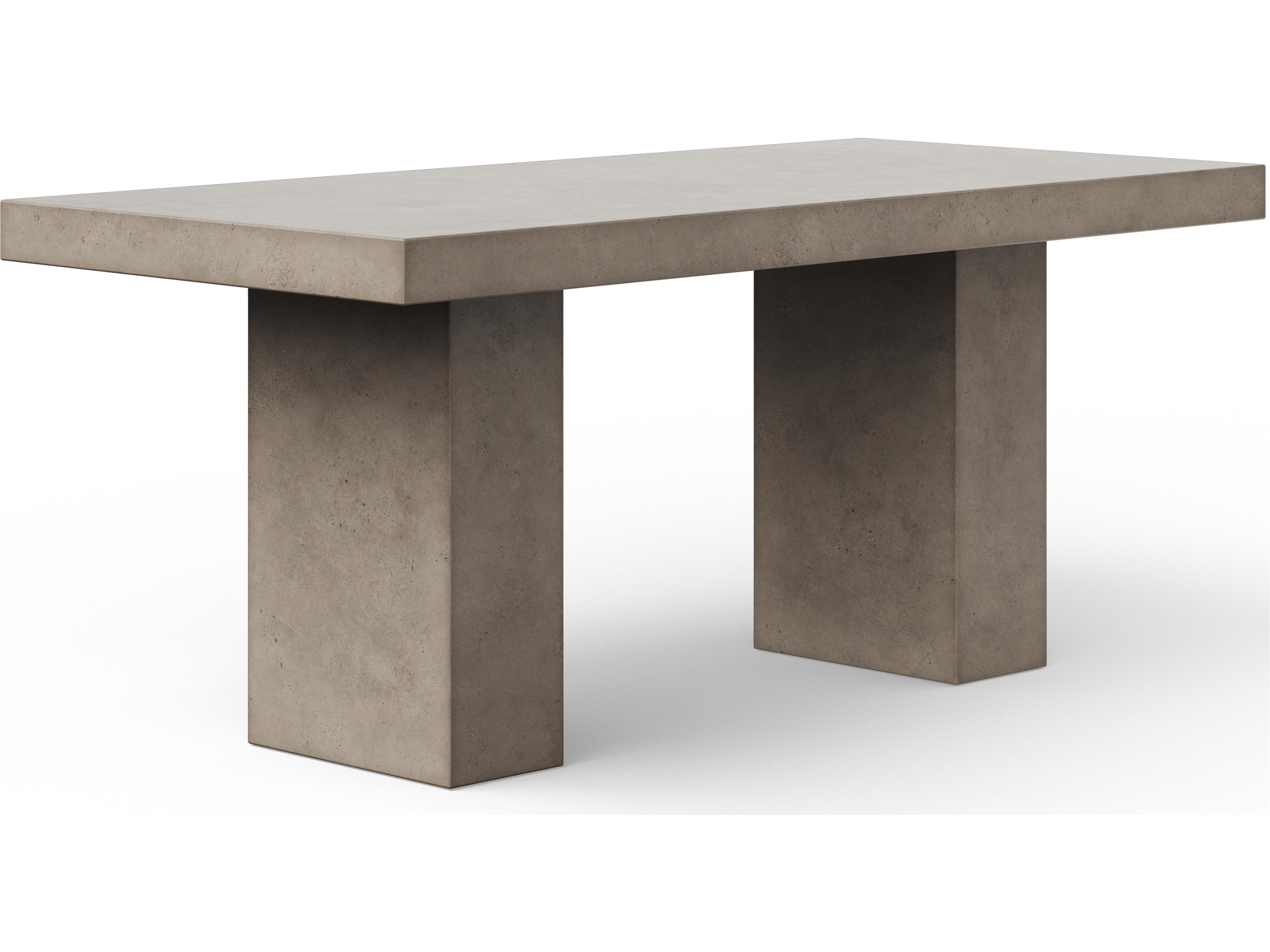 Urbia Outdoor Mixx Dark Grey Concrete Rectangular Counter Table