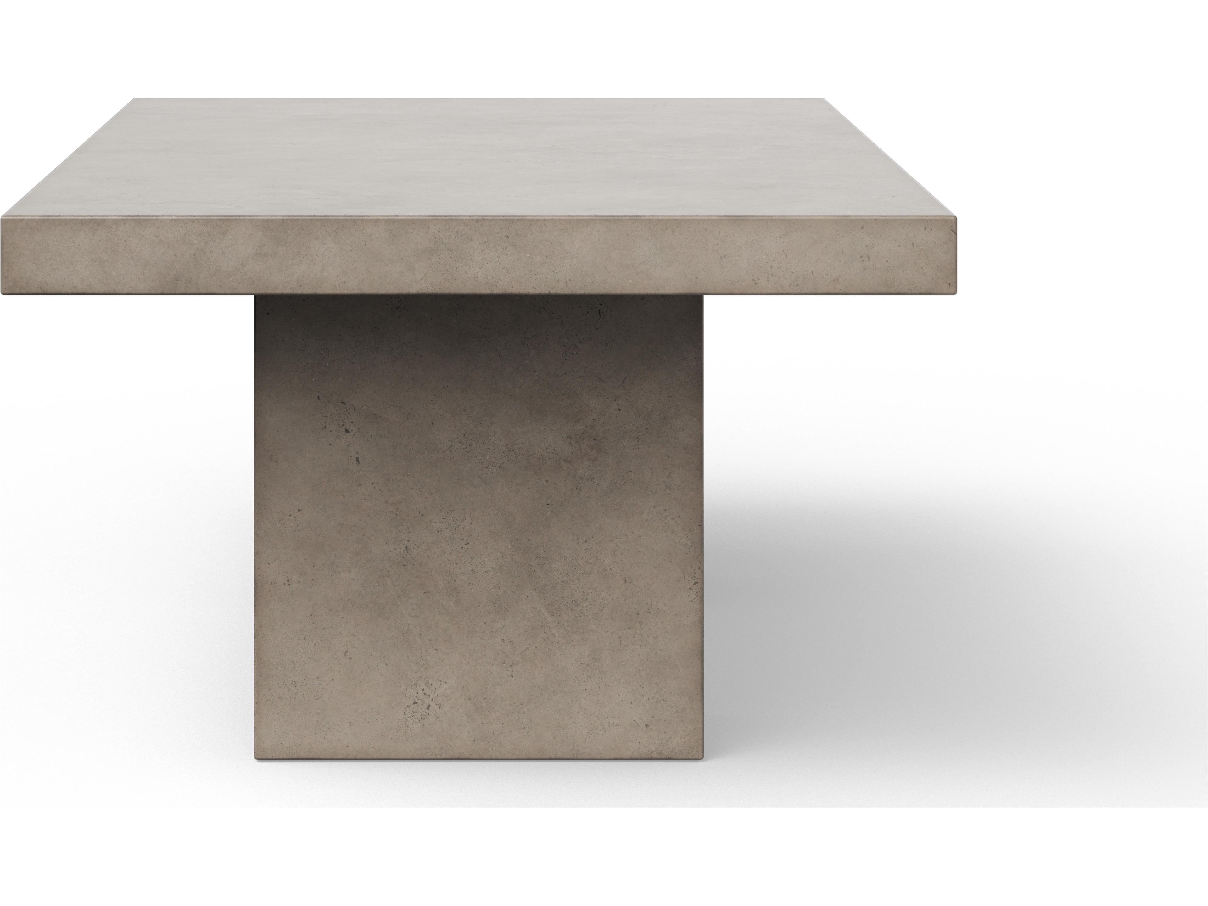 Urbia Outdoor Mixx Dark Grey Concrete Rectangular Dining Table