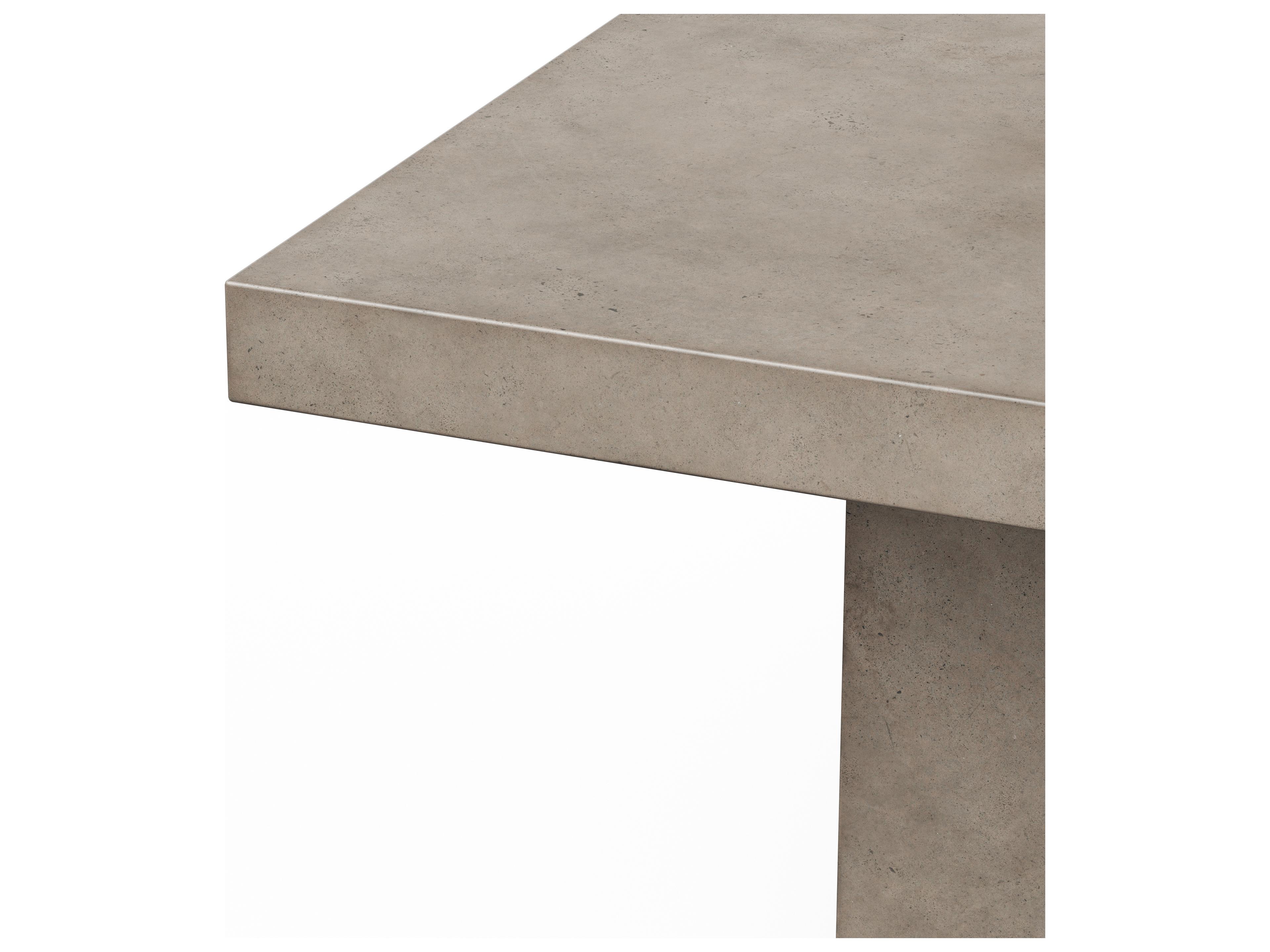 Urbia Outdoor Mixx Dark Grey Concrete Rectangular Bar Table