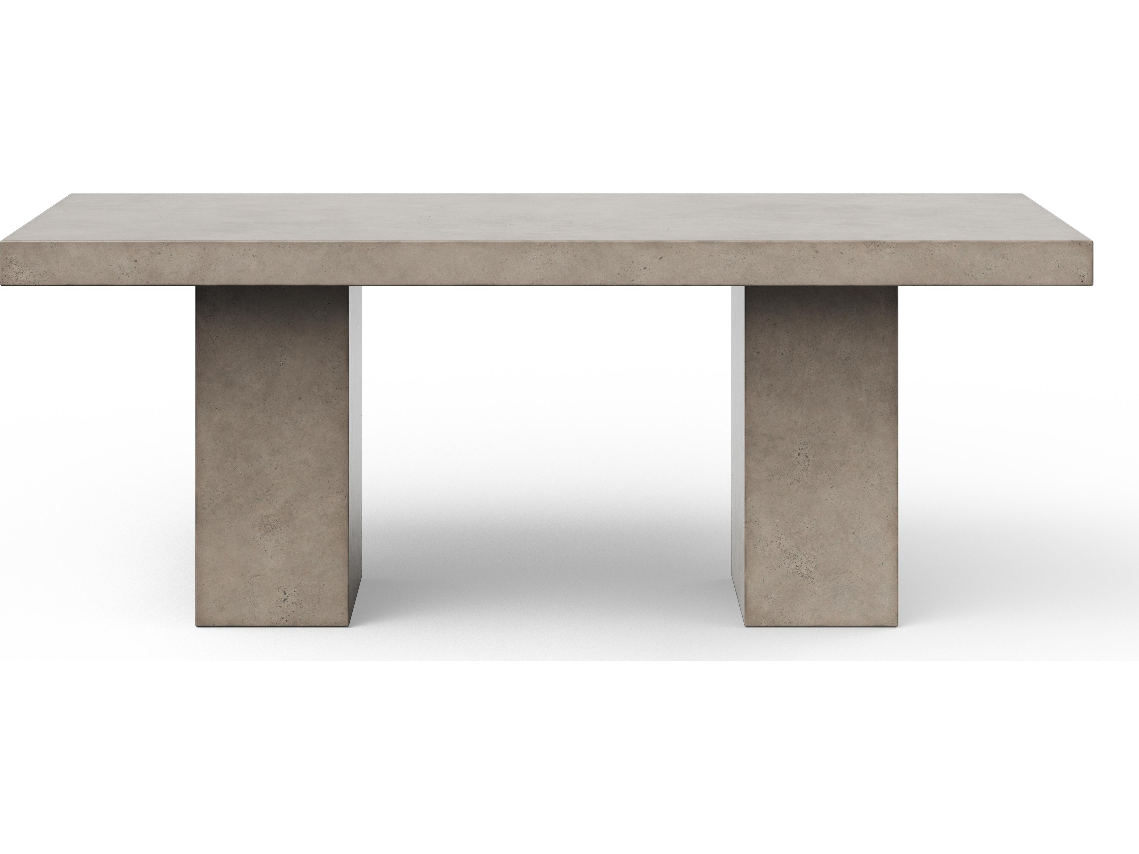 Mixx Elcor Dark Grey Concrete Rectangular Counter Table